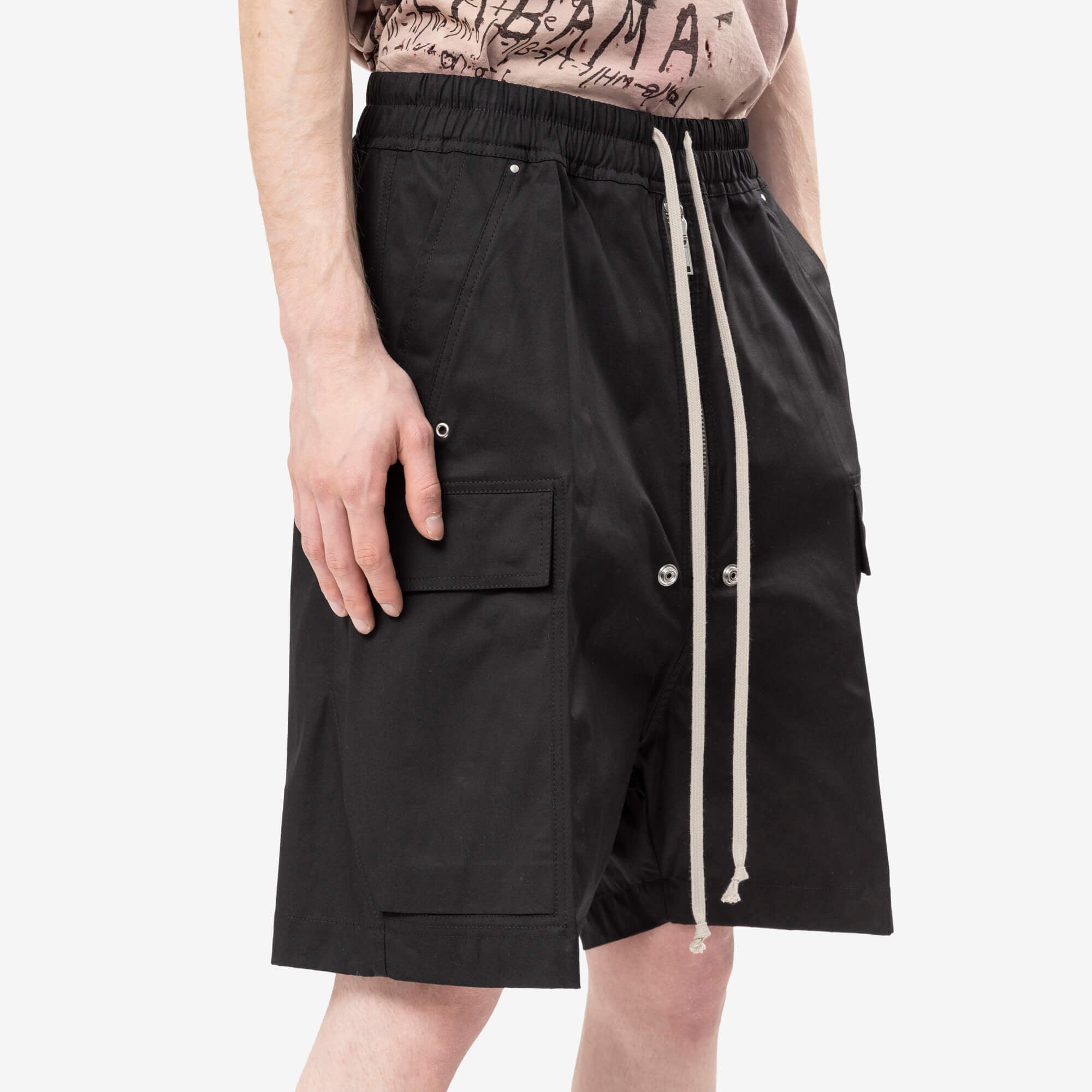 Rick Owens Cargobela Shorts Black-5