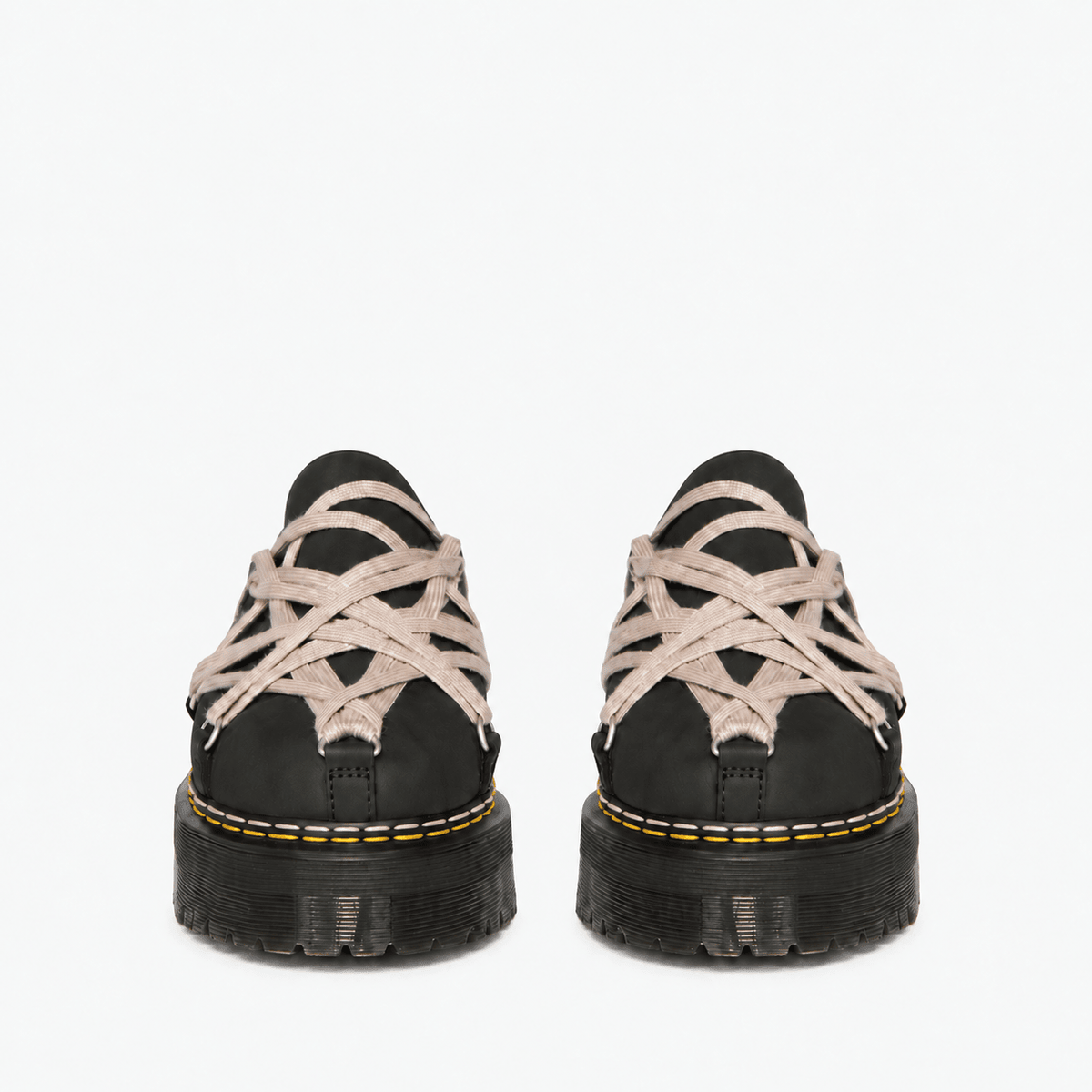Rick Owens Dr. Martens Quad Sole Megalace Mules Black-5
