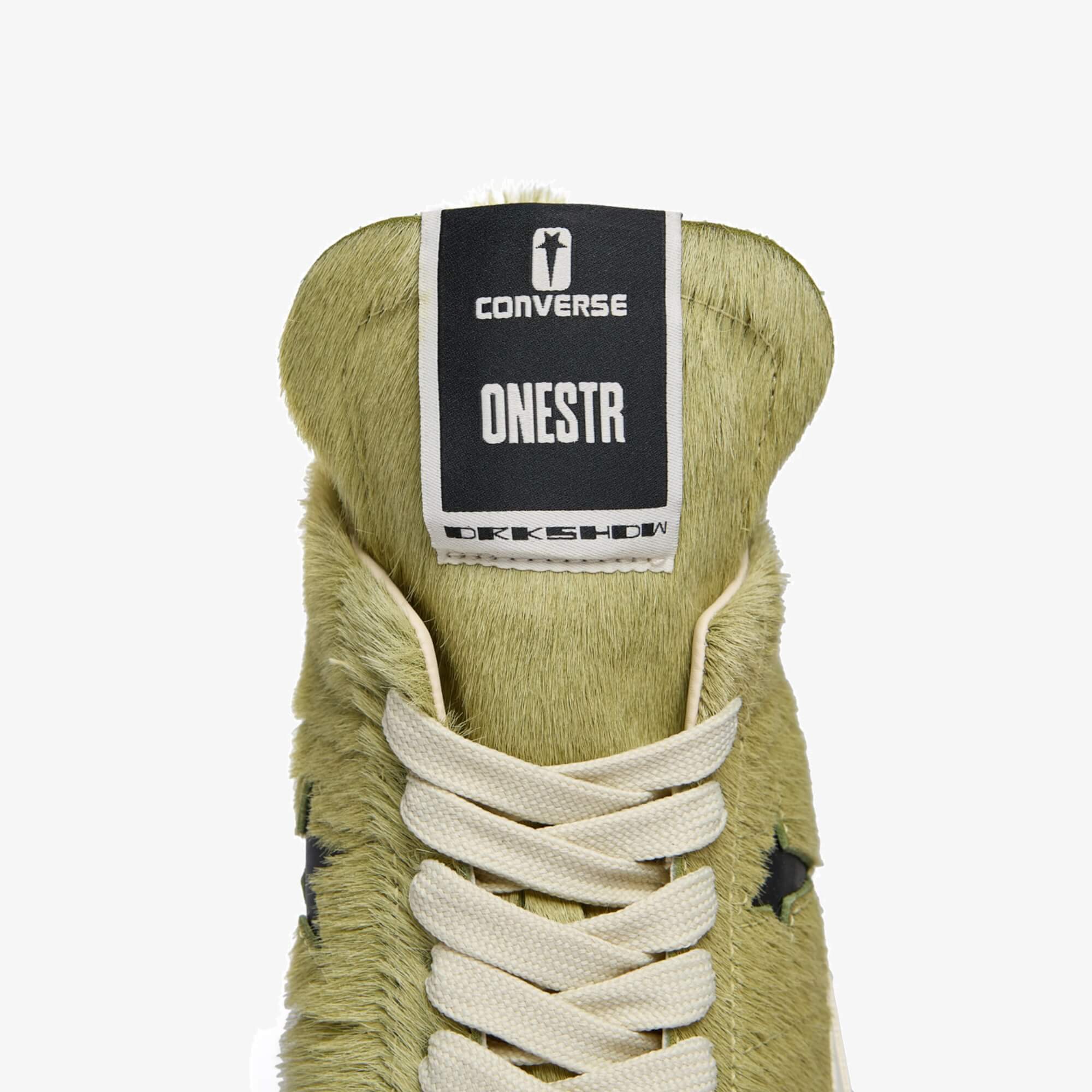 Rick Owens DRKSHDW Converse Onestr Low Sneakers Acid/Black - 7