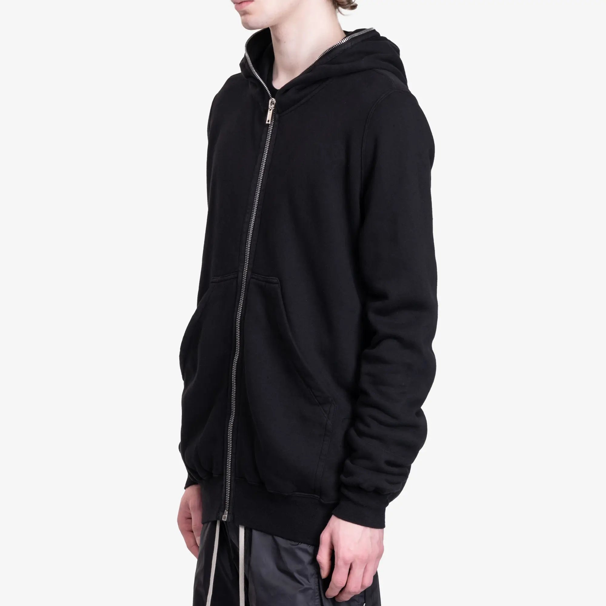 Rick Owens DRKSHDW Gimp Zip Hoody Black - 3