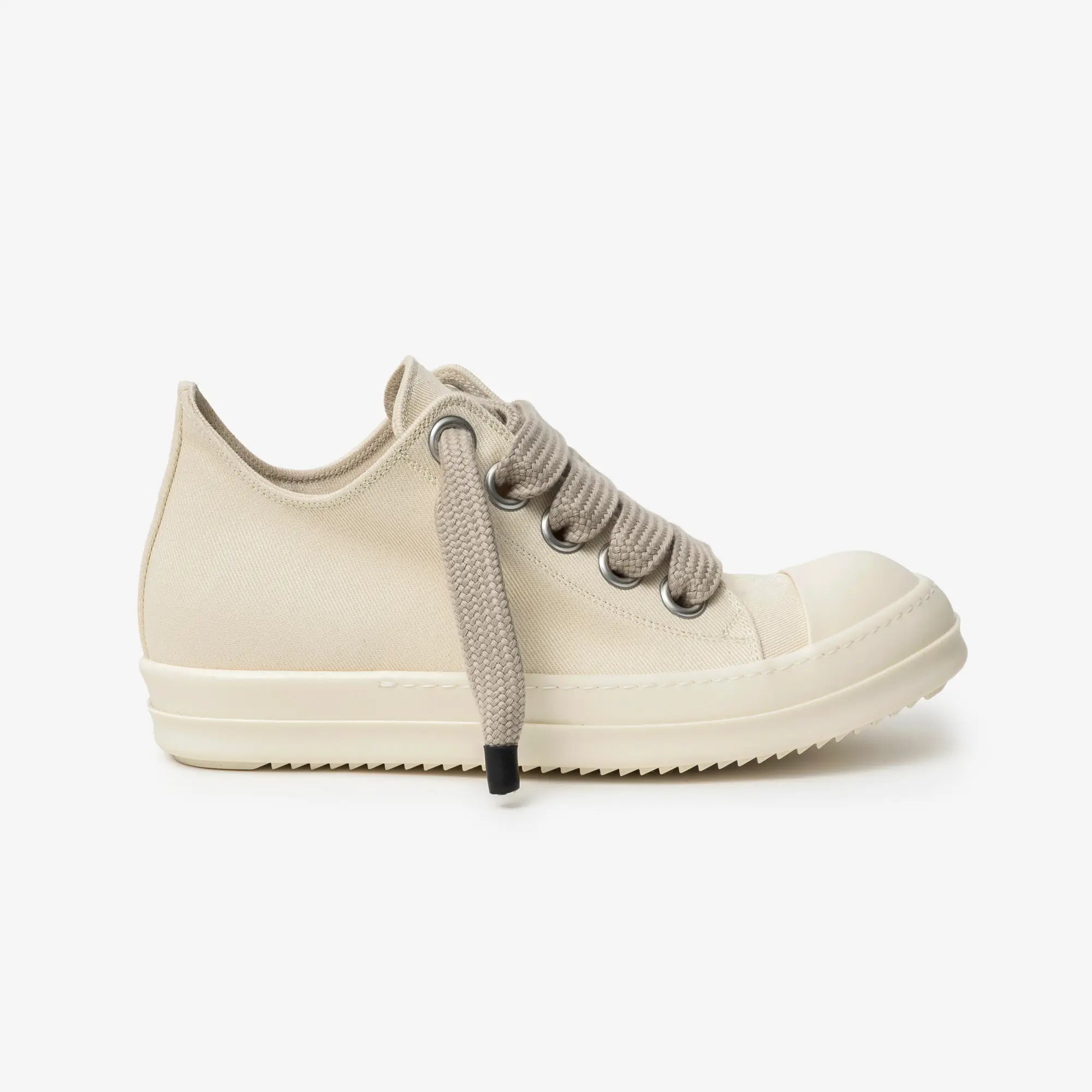 Rick Owens DRKSHDW Jumbolace Low - Top Sneaks Milk - 4