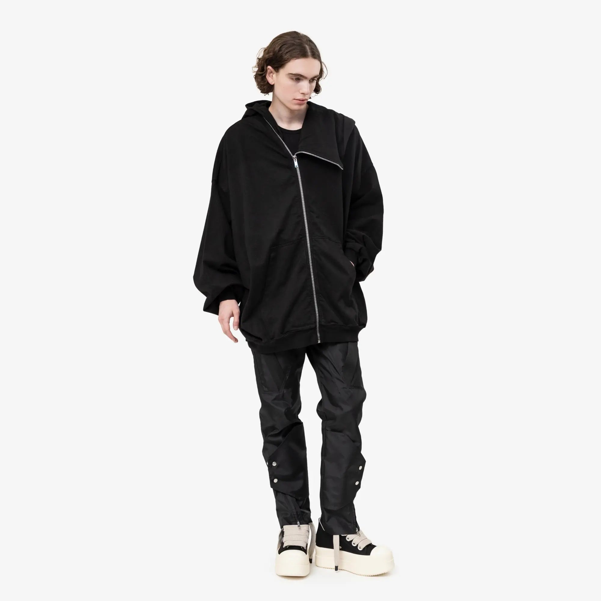 Rick Owens DRKSHDW Mountain Hun Hoody Black - 2