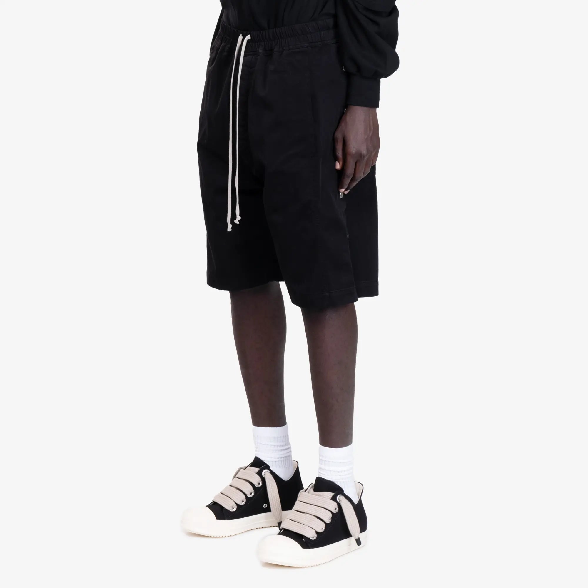 Rick Owens DRKSHDW Pusher Shorts Black - 3
