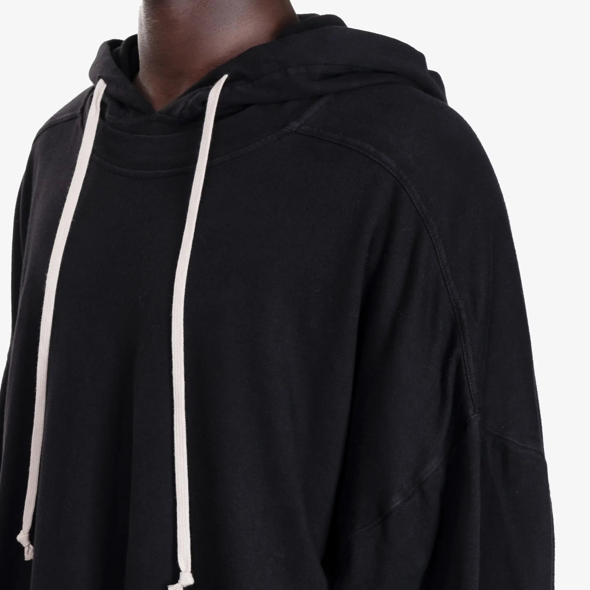 Rick Owens DRKSHDW Tommy Hustler Hoodie Black - 5