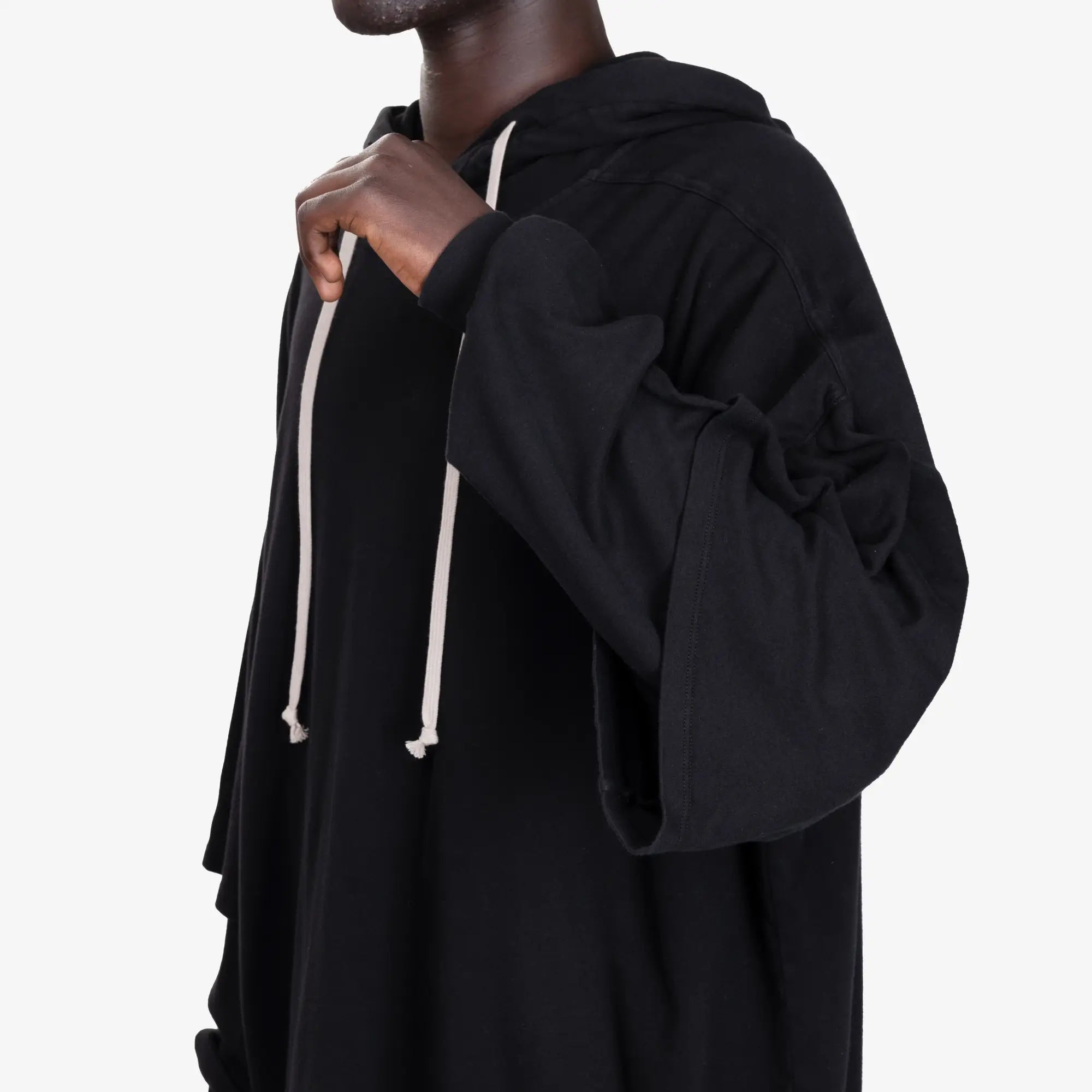 Rick Owens DRKSHDW Tommy Hustler Hoodie Black - 6
