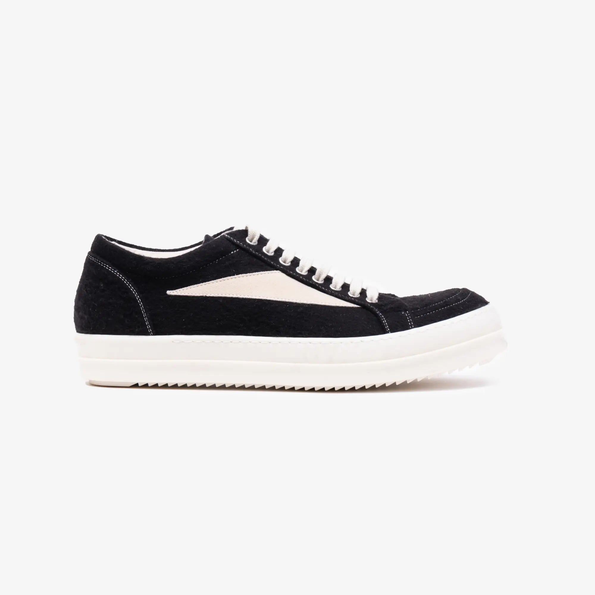 Rick Owens DRKSHDW Vintage Sneaks Black/Milk/Milk - 3