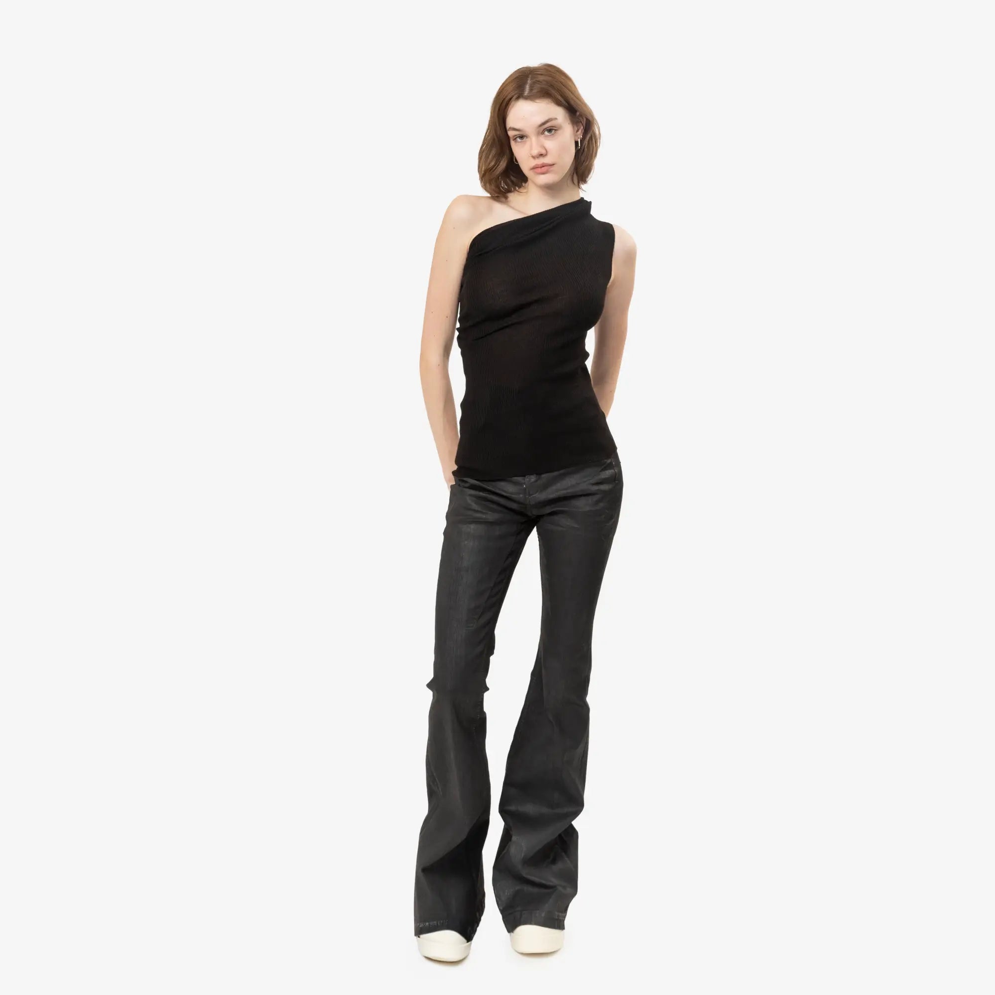 Rick Owens DRKSHDW Womens Bolan Bootcut Jeans Black - 2