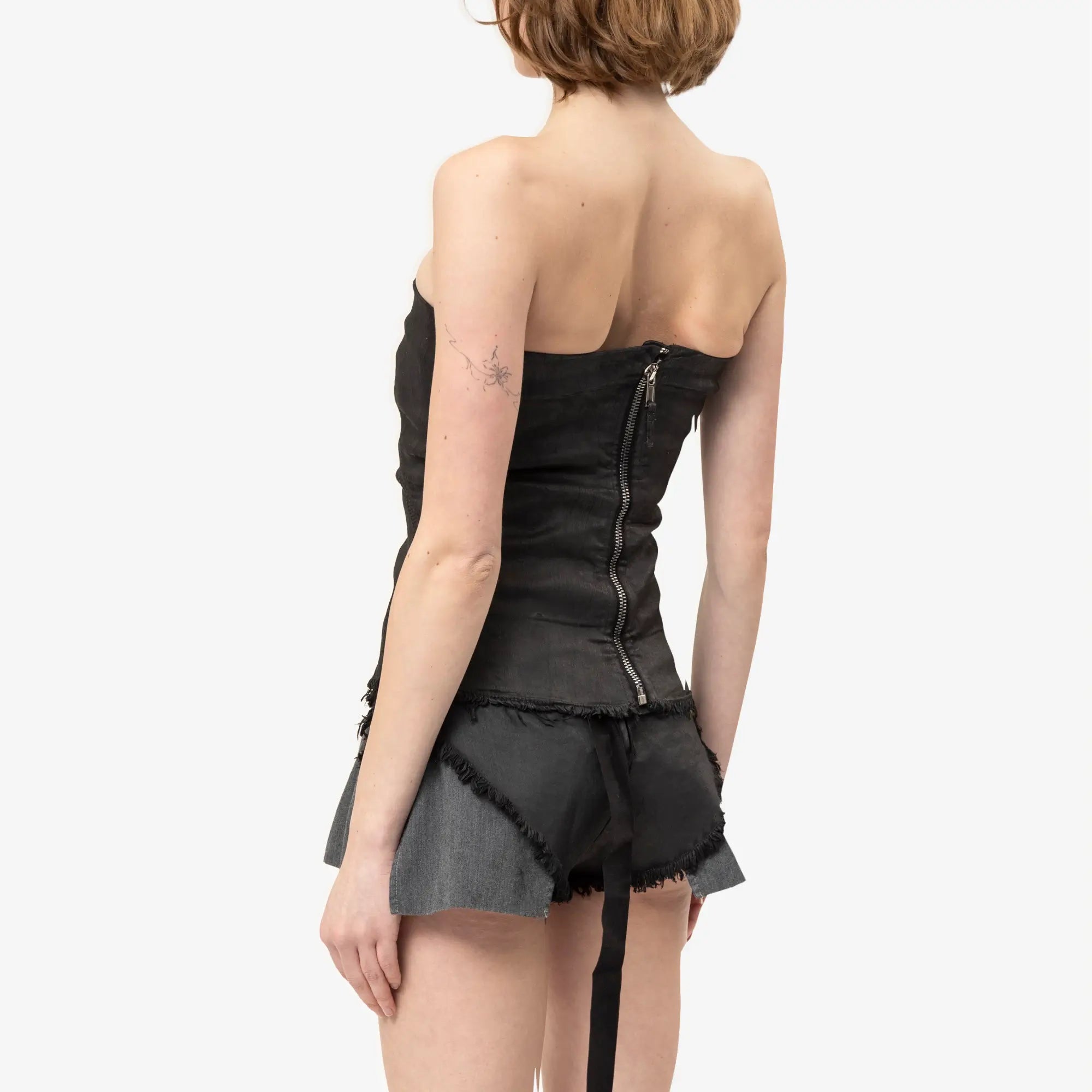 Rick Owens DRKSHDW Womens Bustier Top Black - 4