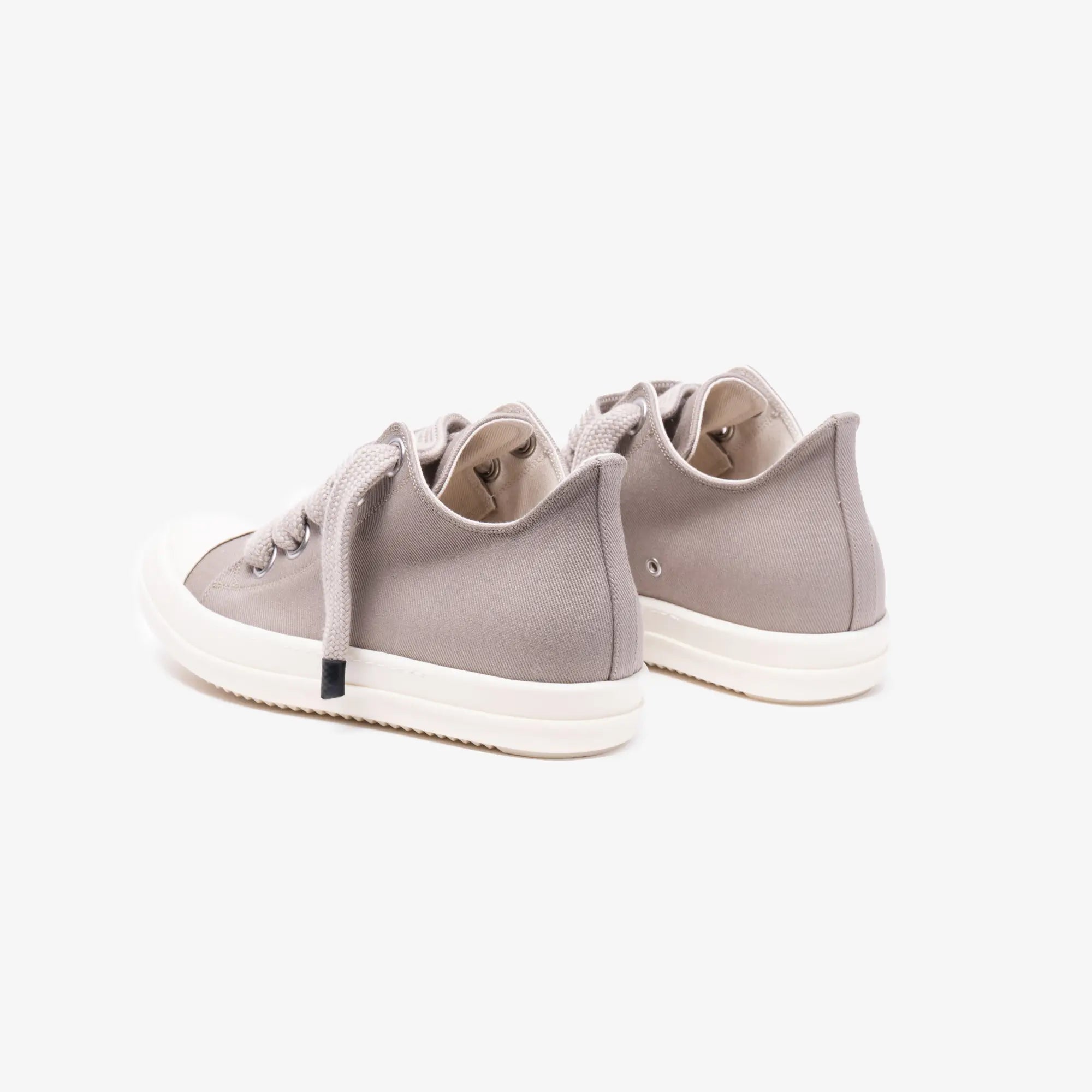 Rick Owens DRKSHDW Womens Jumbolace Low - Top Sneaks Dirty Pearl/Milk/Milk - 5