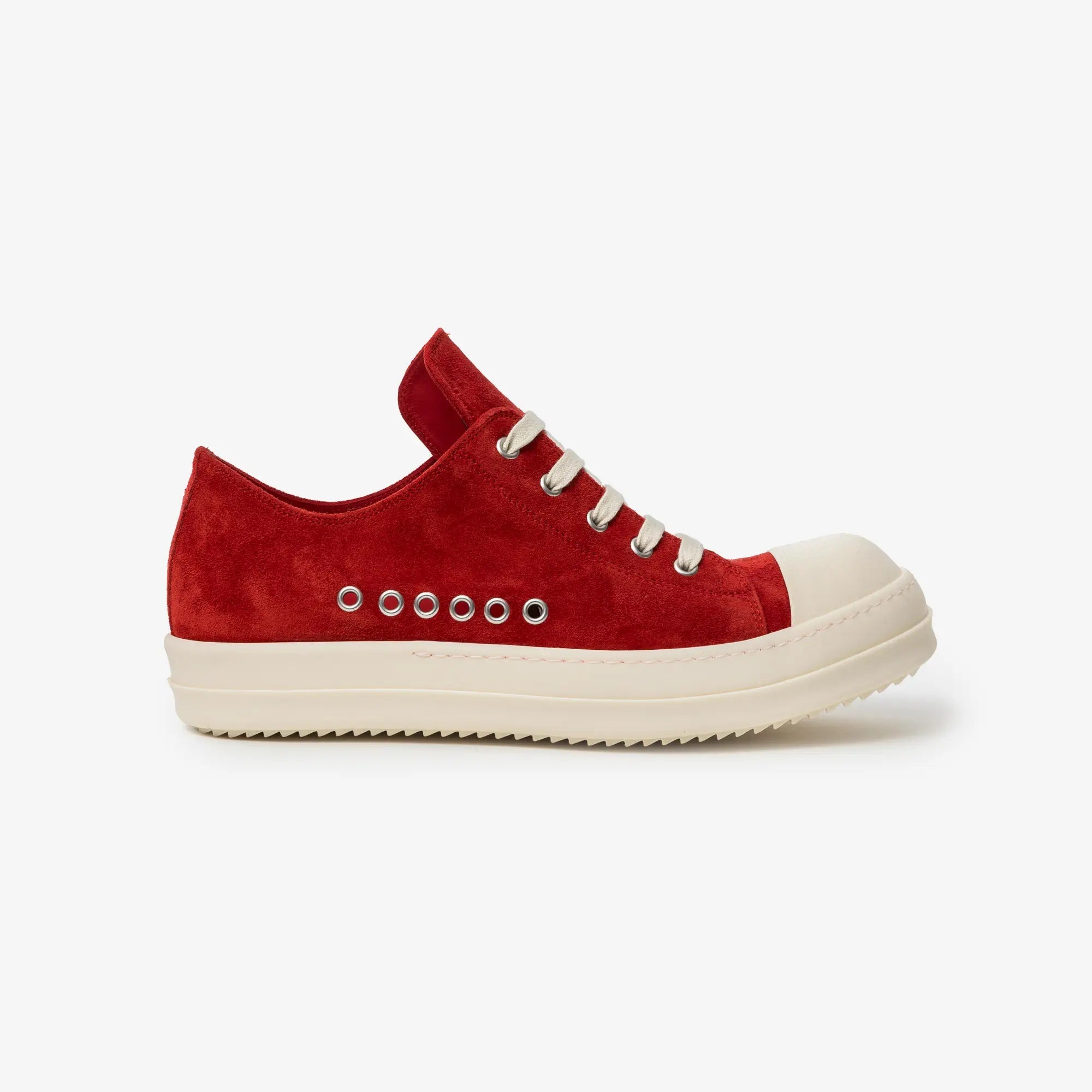 Rick Owens Extreme Low Sneaks Carnelian/Milk/Milk - 3