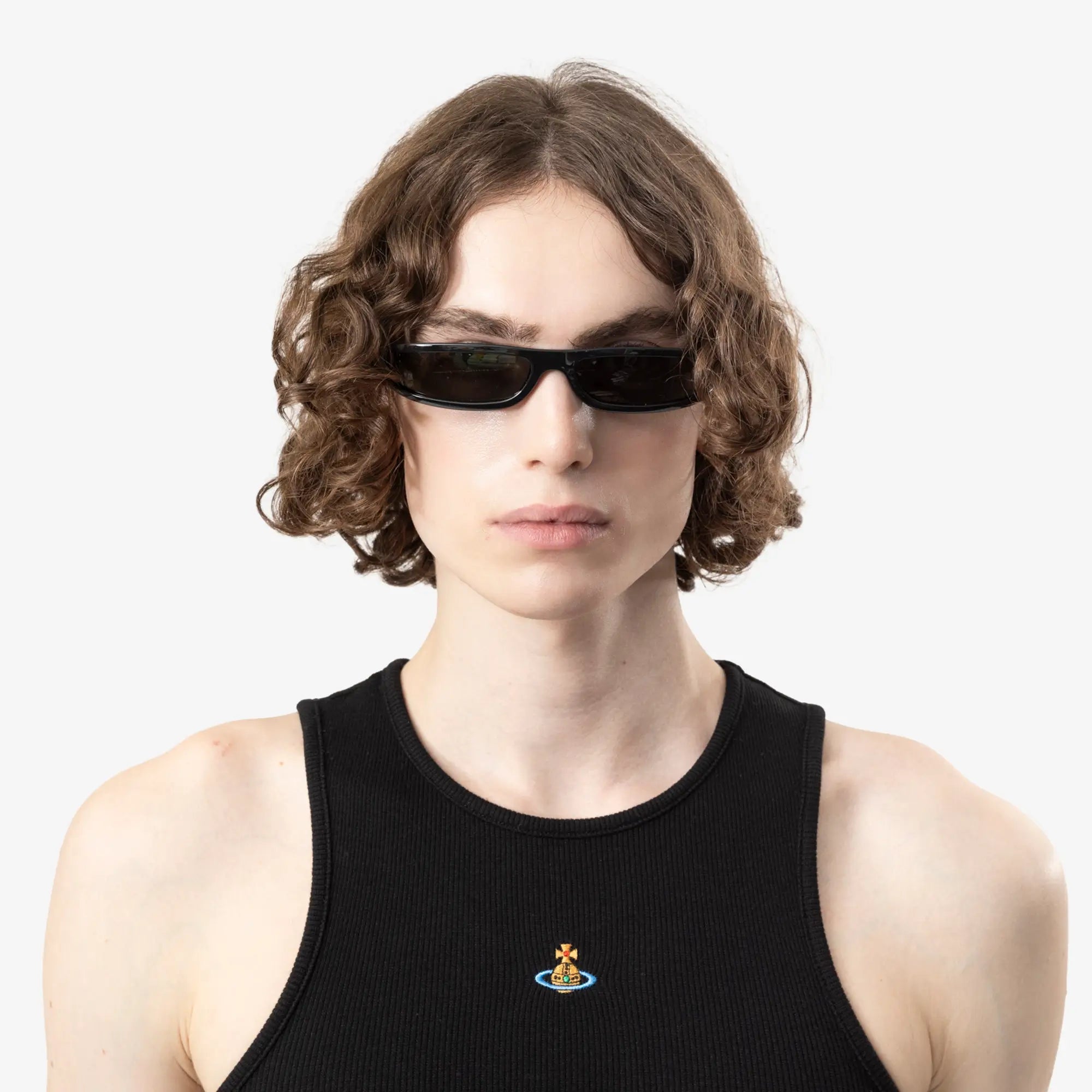 Rick Owens Fog Sunglasses Black Temple/Black - 2