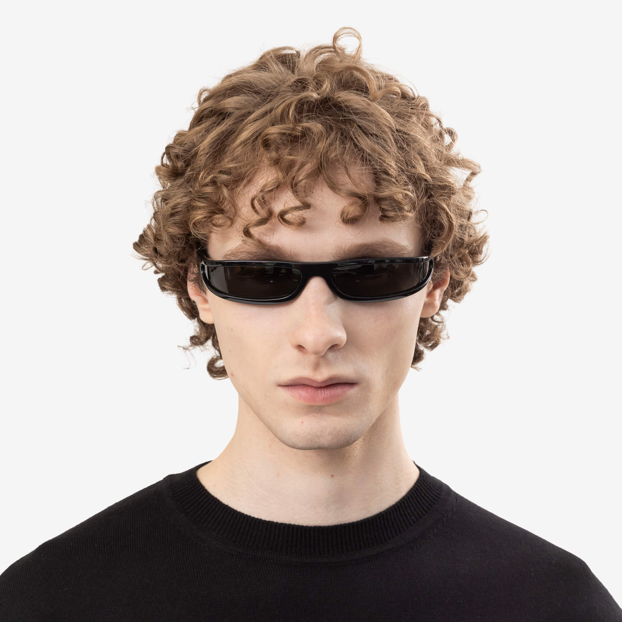 Rick Owens Fog Sunglasses Black/Black-2
