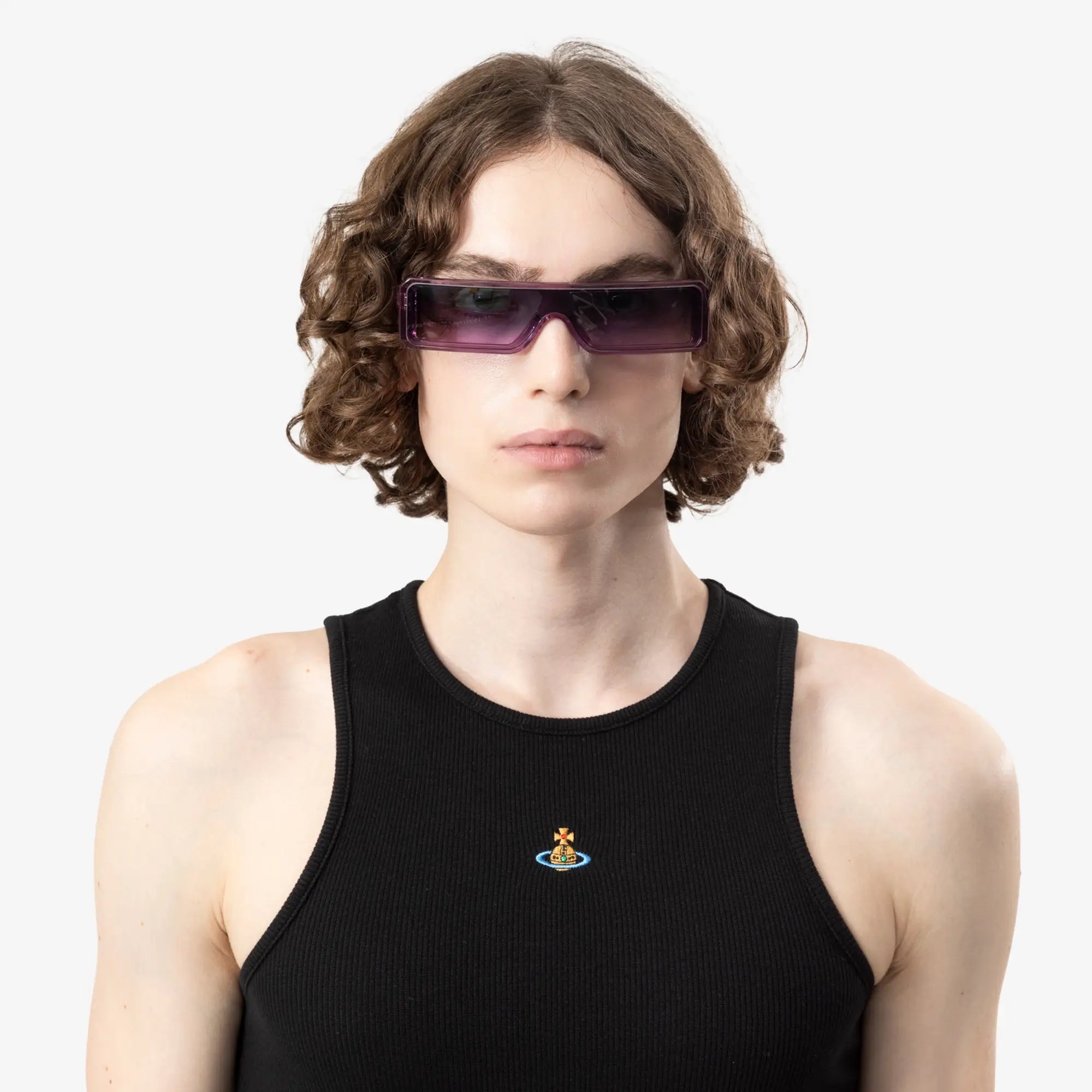 Rick Owens Gethshades Sunglasses Violet Temple/Violet - 2