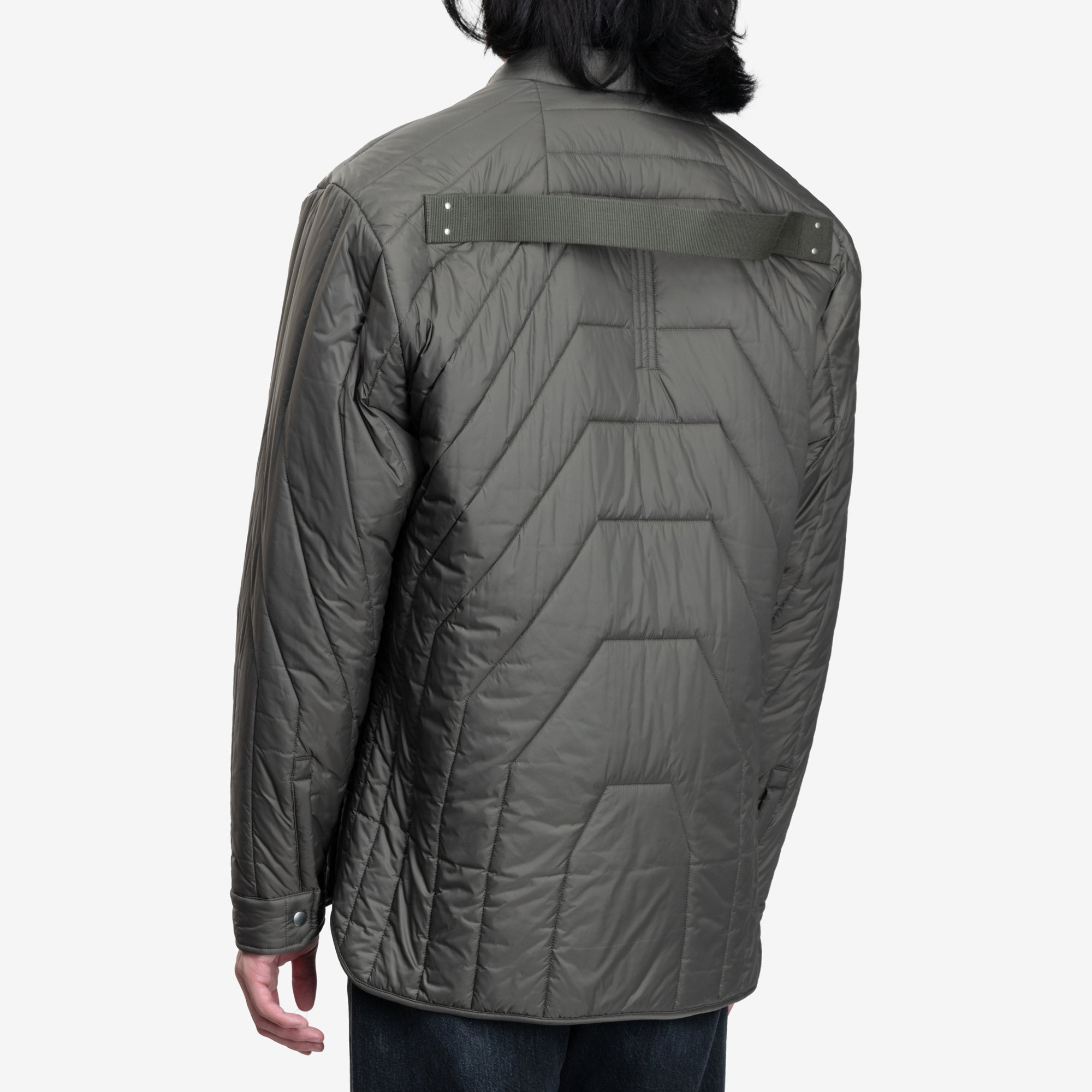 Rick Owens Long Sleeve Quilted Liner Bosco - 4