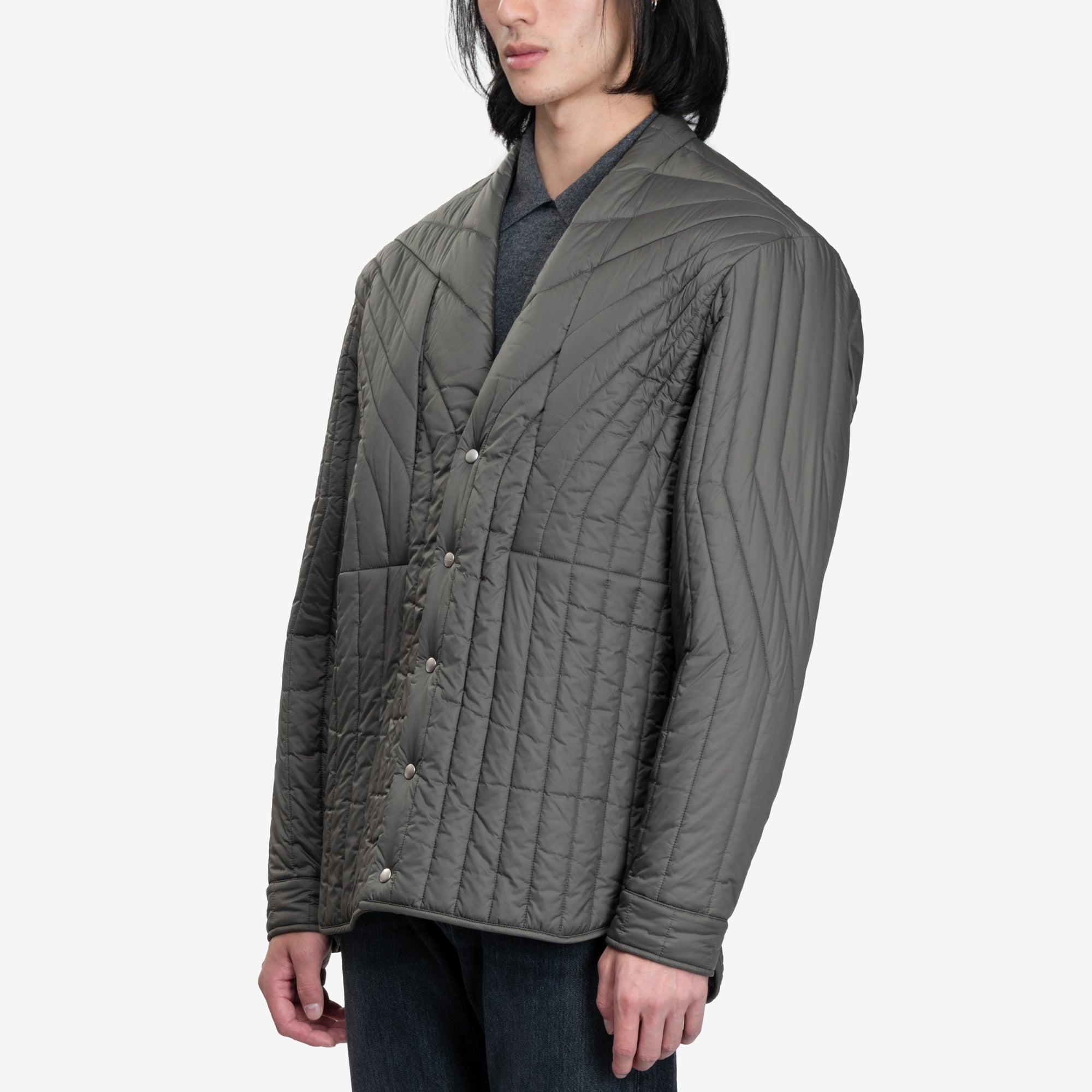 Photo of Rick Owens Long Sleeve Quilted Liner - 3