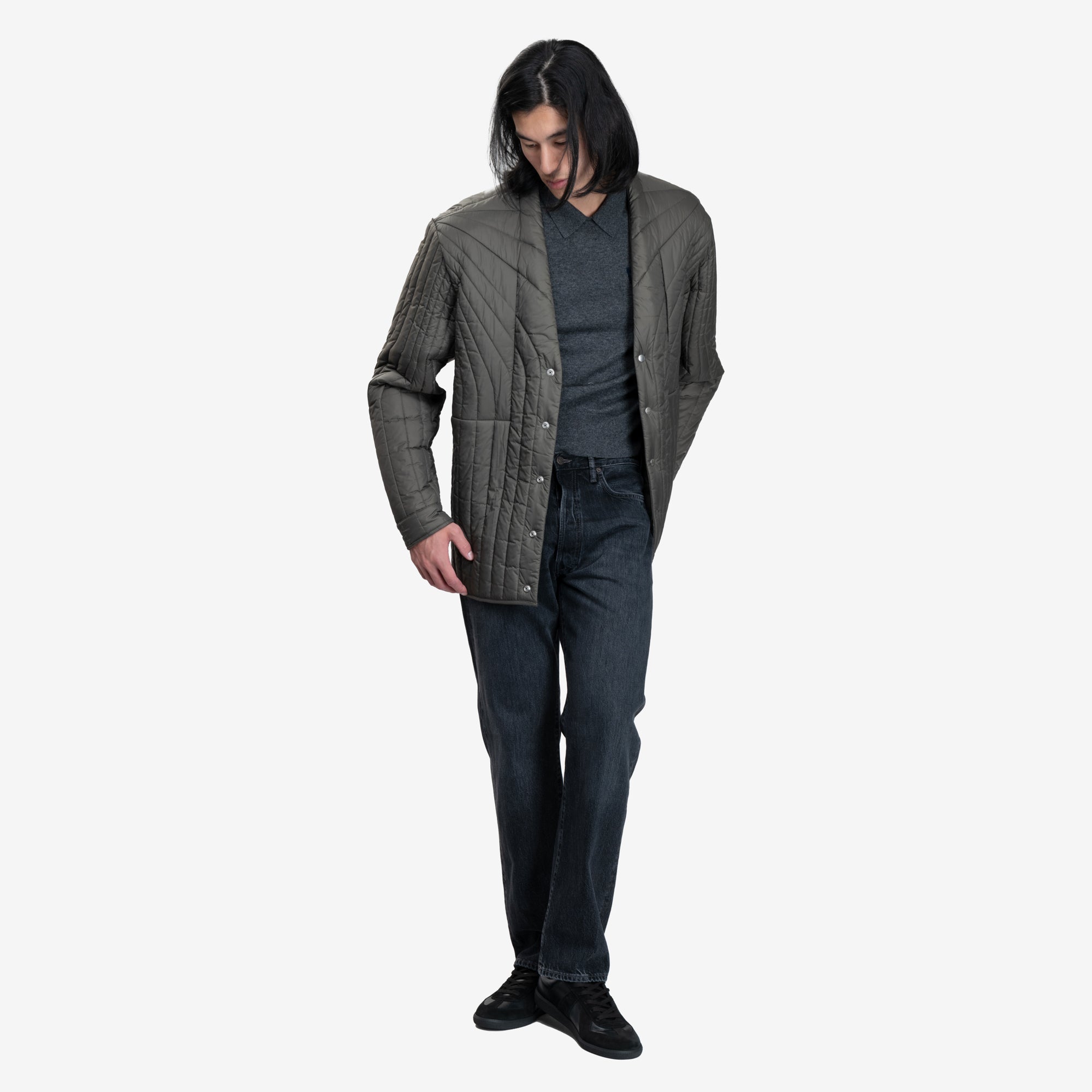 Photo of Rick Owens Long Sleeve Quilted Liner - 2