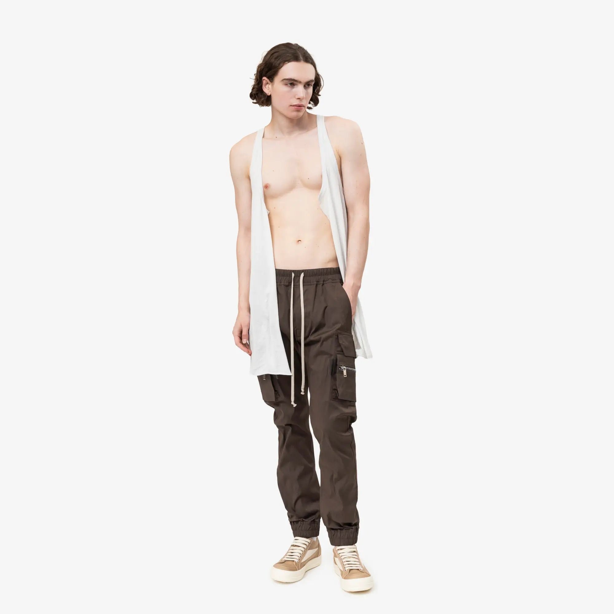 Rick Owens Mastodon Cargo Pants Dark Dust - 2