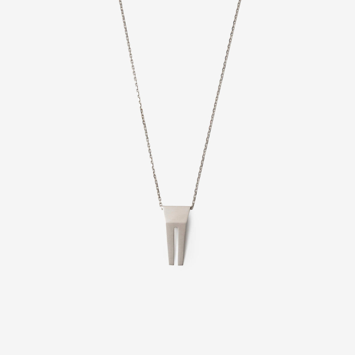 Rick Owens Open Trunk Charm Necklace Palladio-3