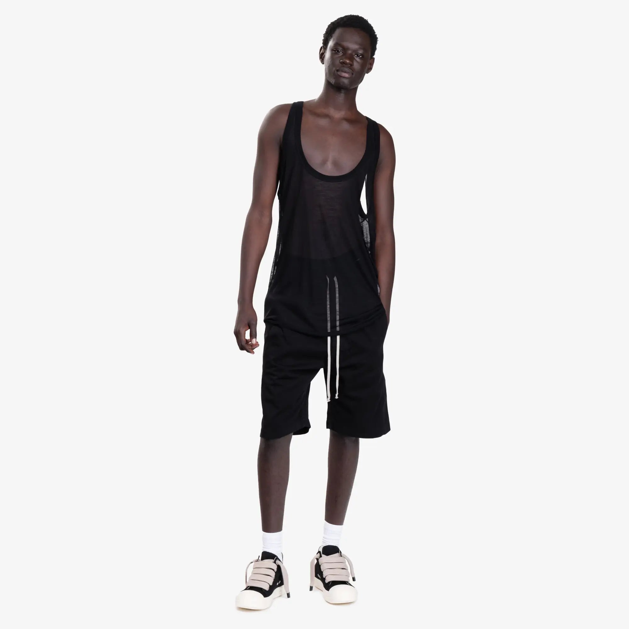 Rick Owens Pony Tank Top Black - 2