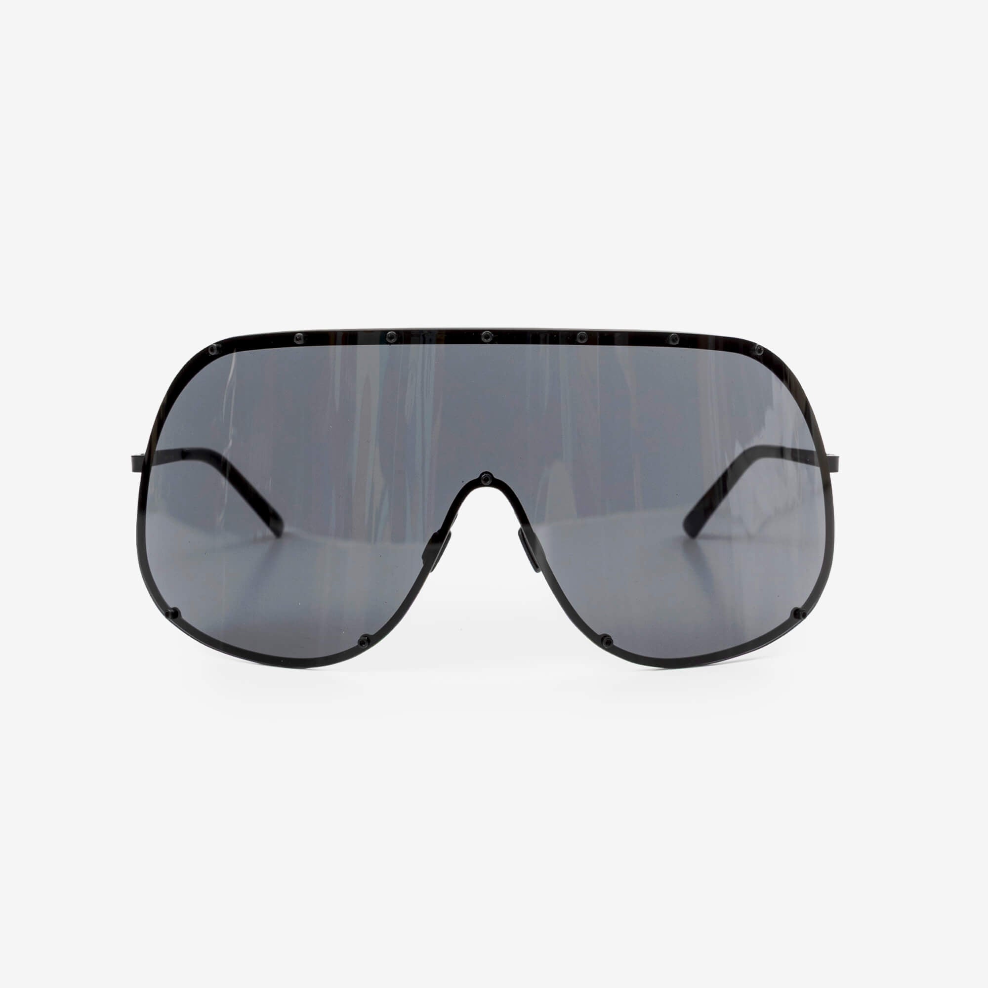 Rick Owens Shield Sunglasses Black/Black-1
