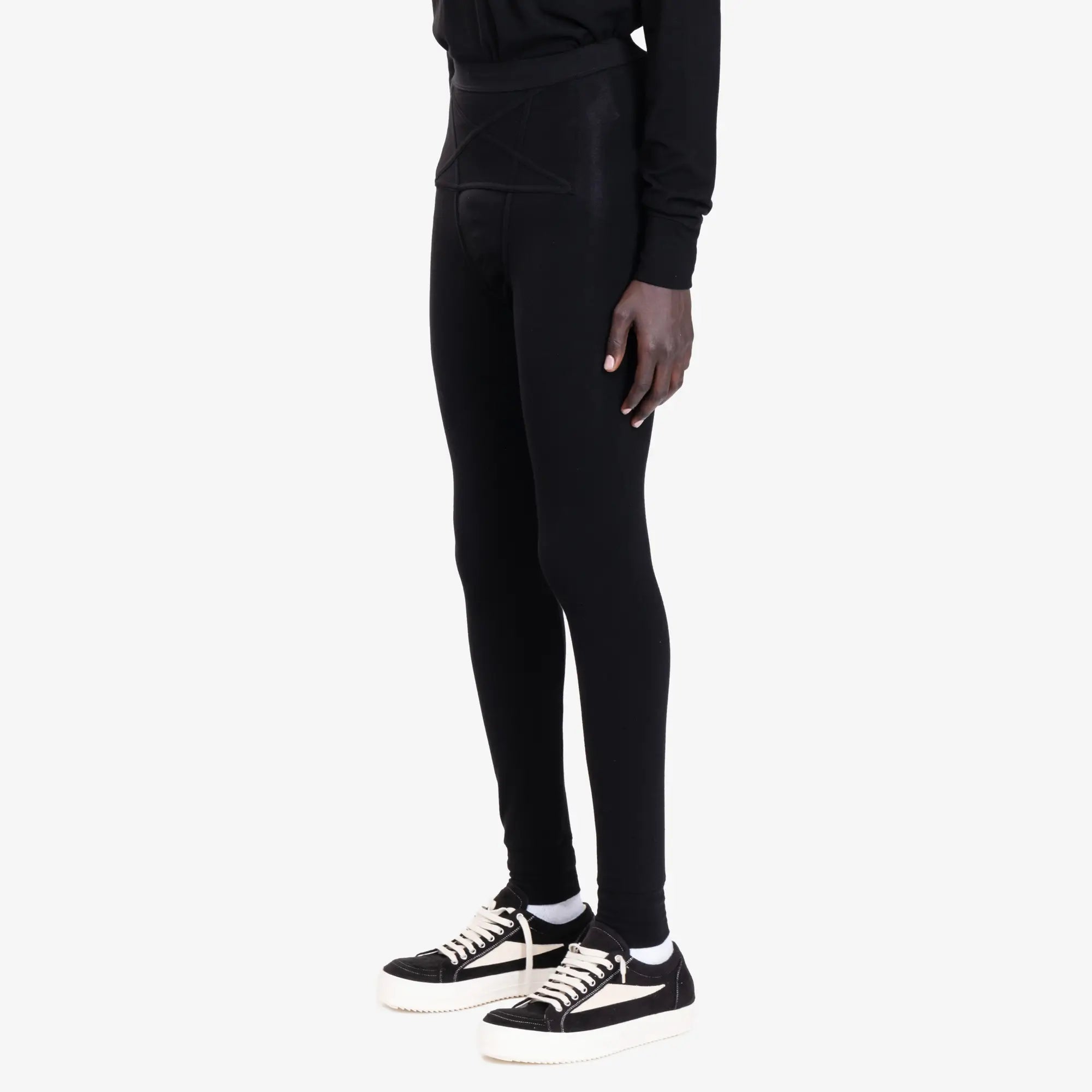 Rick Owens Thermal Leggings Black - 3