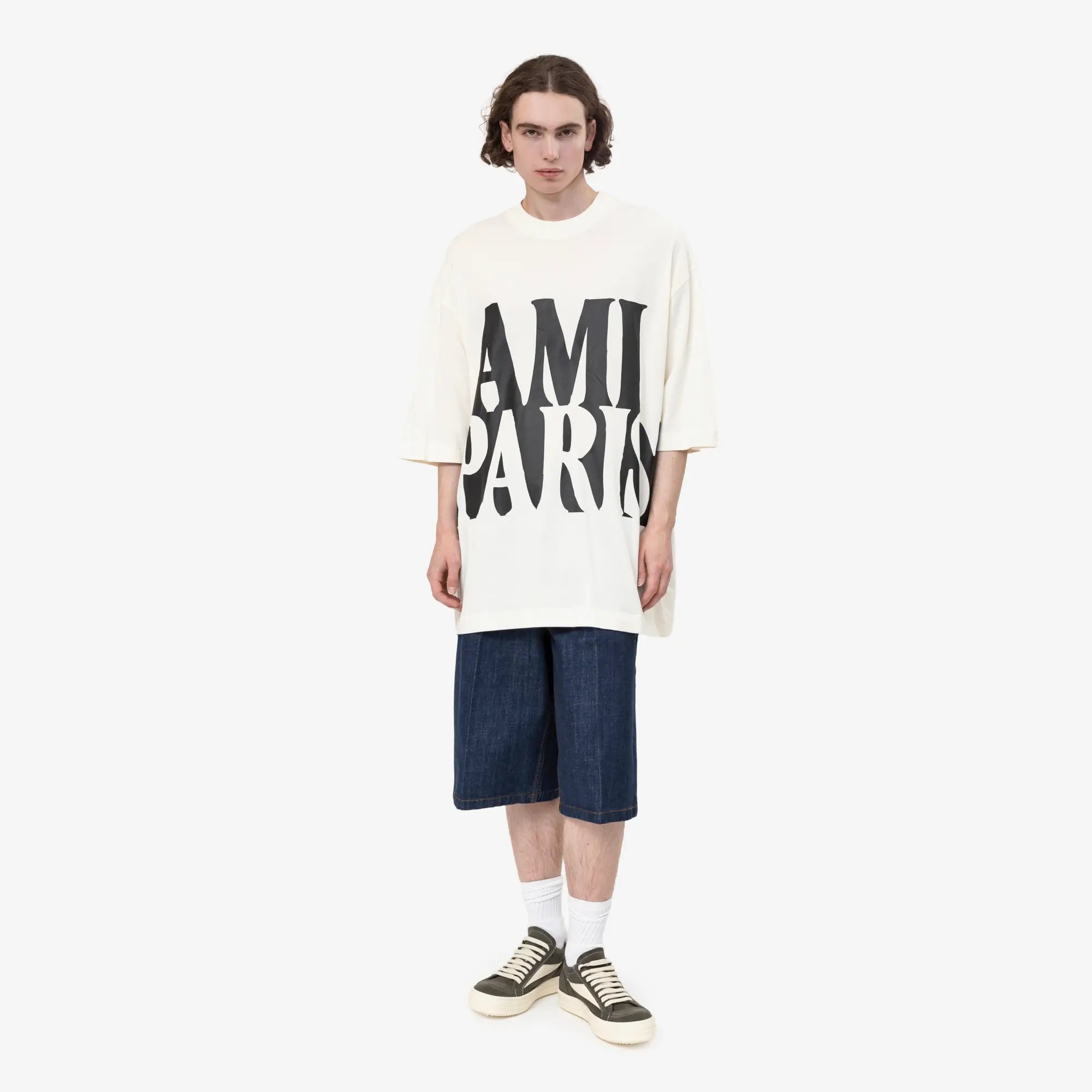 Rick Owens Vintage Sneaks Euca/Milk/Milk - 6