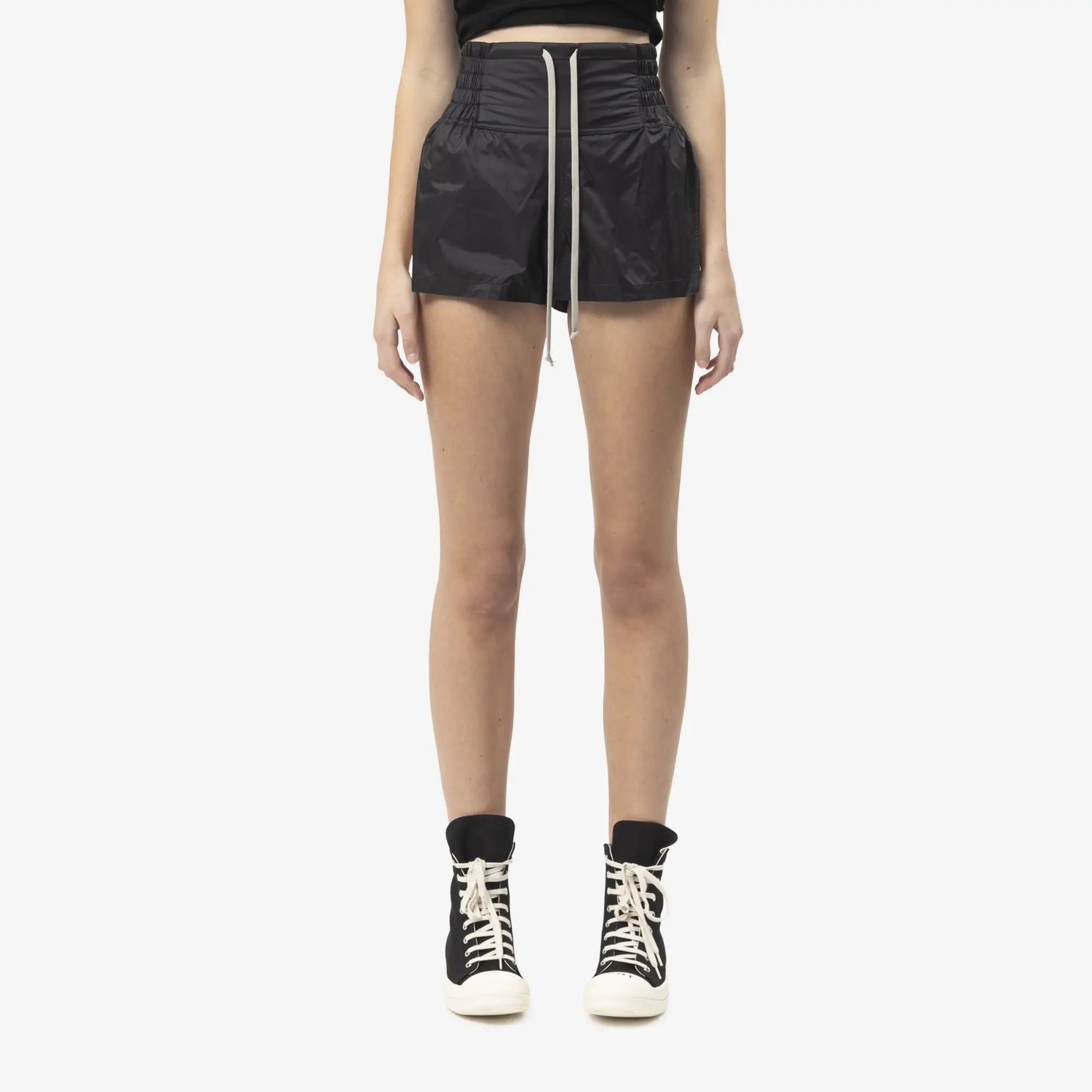 Rick Owens Womens Boxing Shorts Black - 1