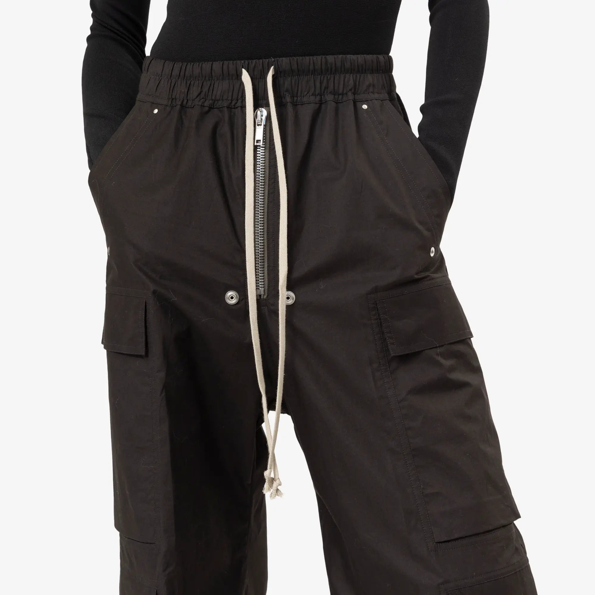Rick Owens Womens Cargobelas Pants Black - 5