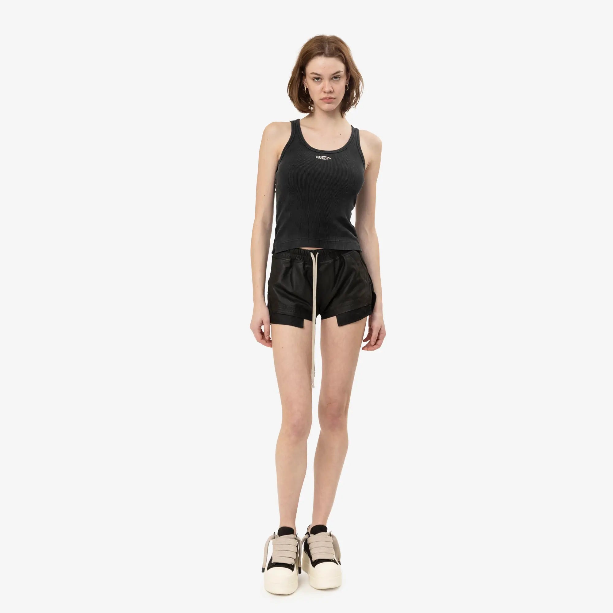 Rick Owens Womens Fog Boxers Black - 2