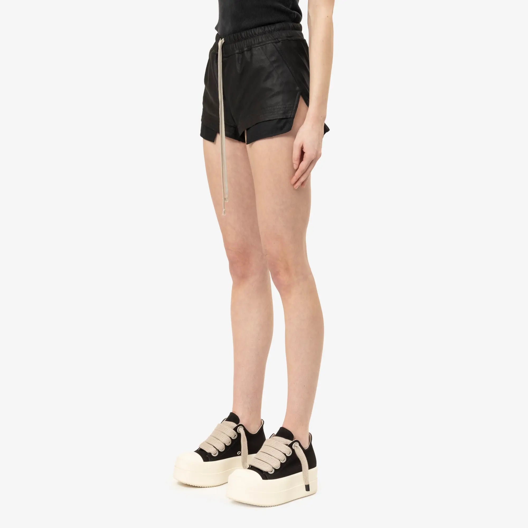 Rick Owens Womens Fog Boxers Black - 3