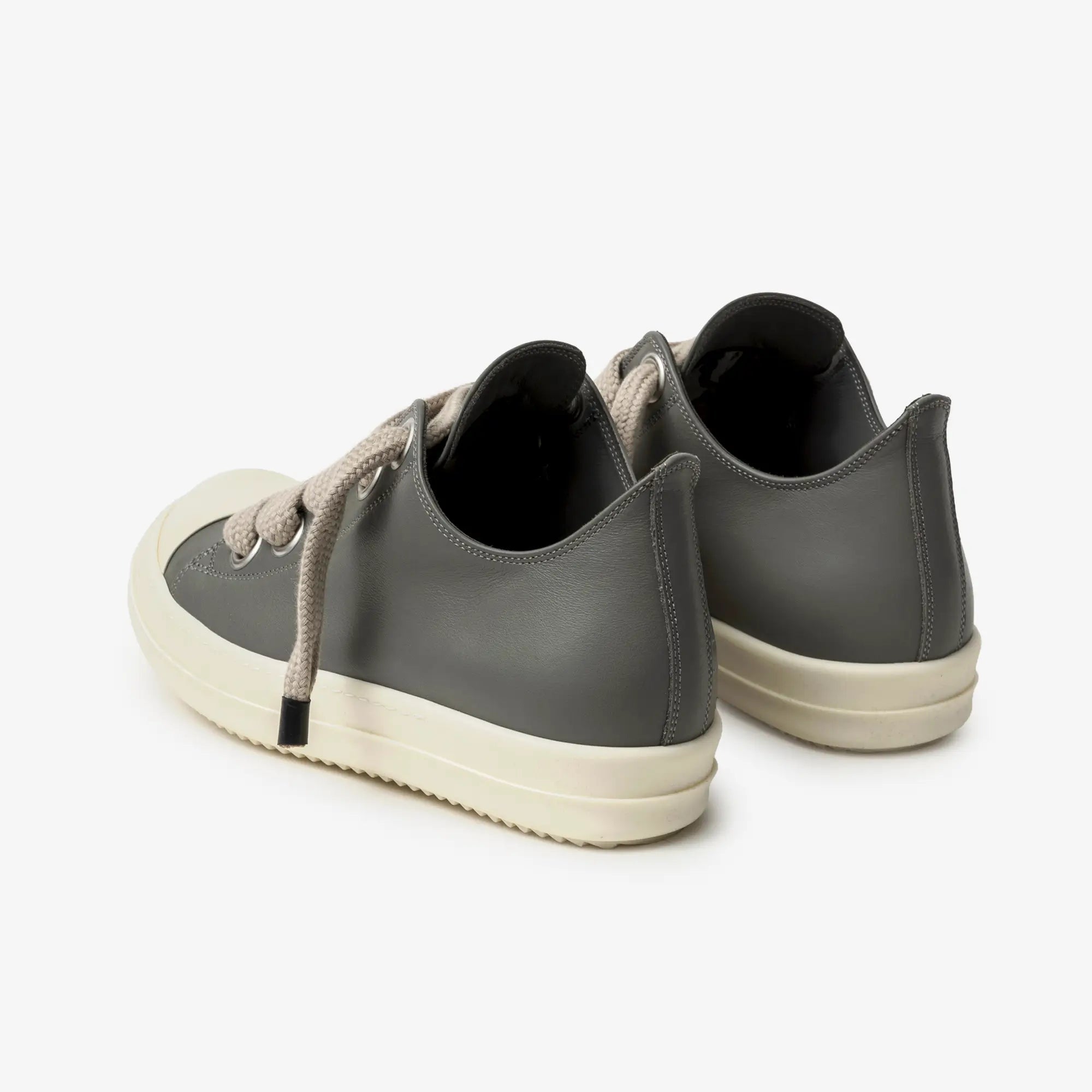 Rick Owens Womens Jumbolace Low - Top Sneaks Euca/Milk/Milk - 2
