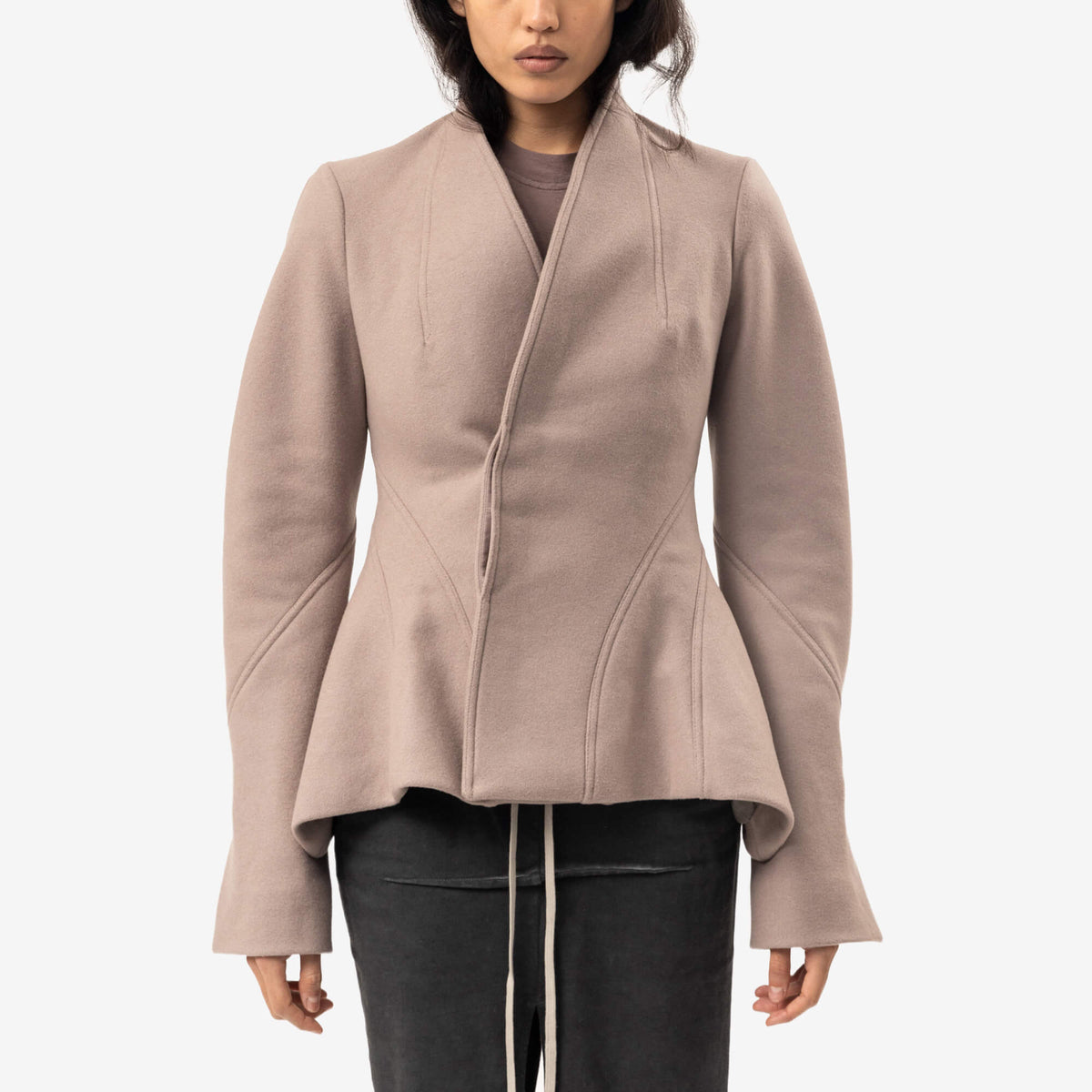 Rick Owens Womens Moog Jacket Rose-1