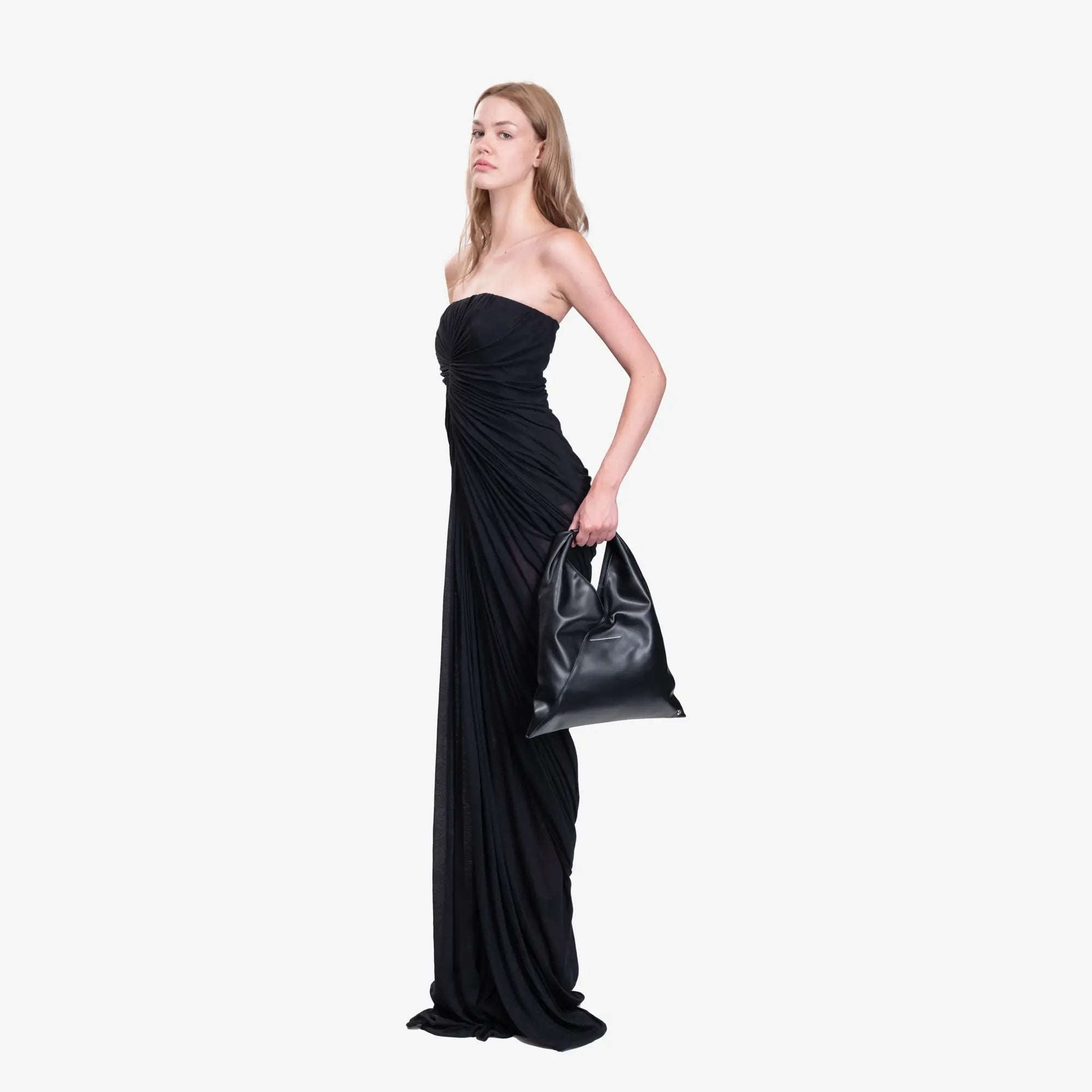 Rick Owens Womens Radiance Bustier Gown Black - 2