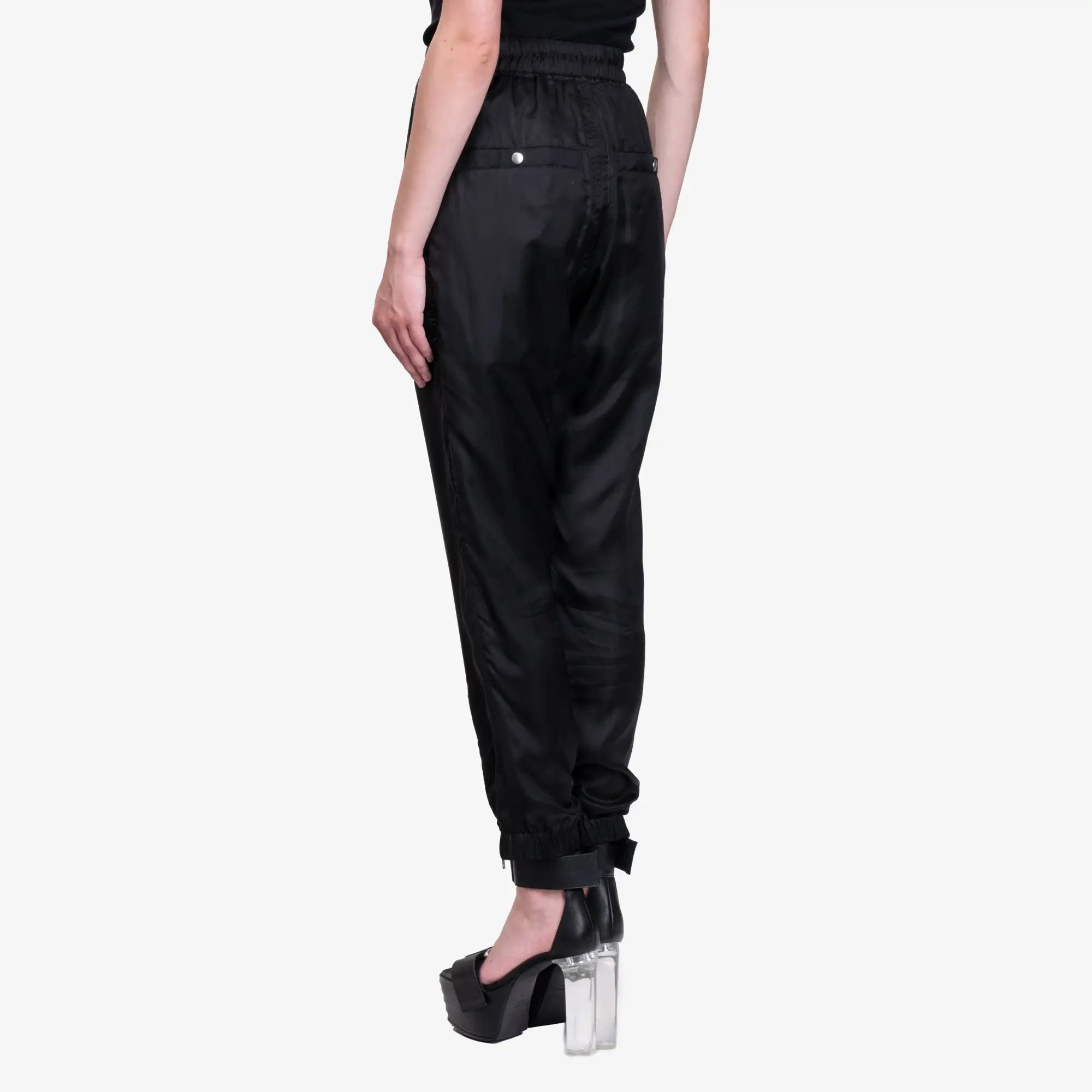 Rick Owens Womens Tecuatl Track Pants Black - 4