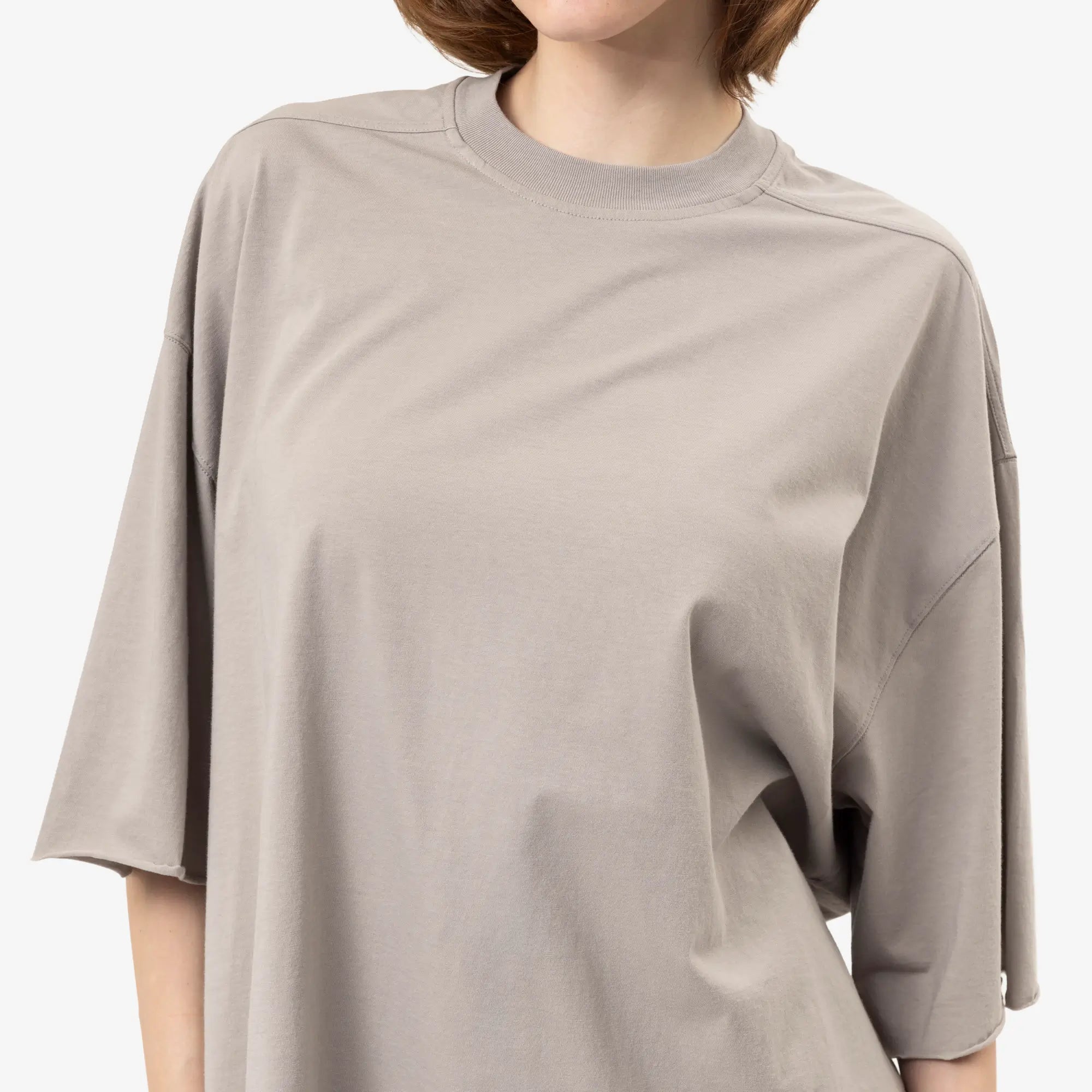 Rick Owens Womens Tommy T-Shirt Pearl - 5