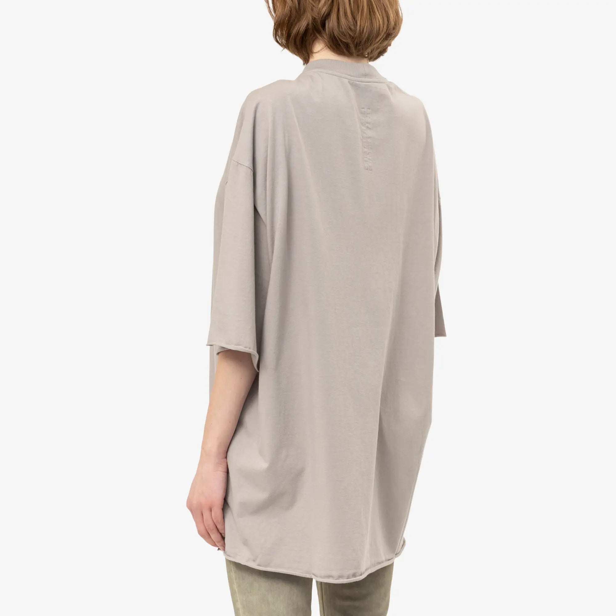 Rick Owens Womens Tommy T-Shirt Pearl - 4