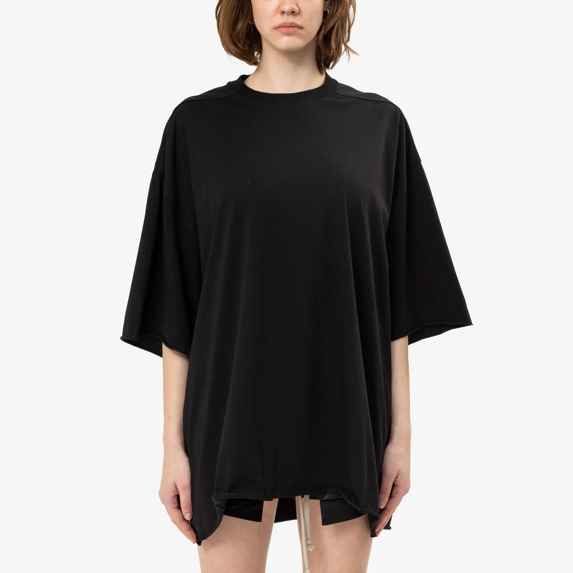 Rick Owens Womens Tommy T-Shirt Black - 1