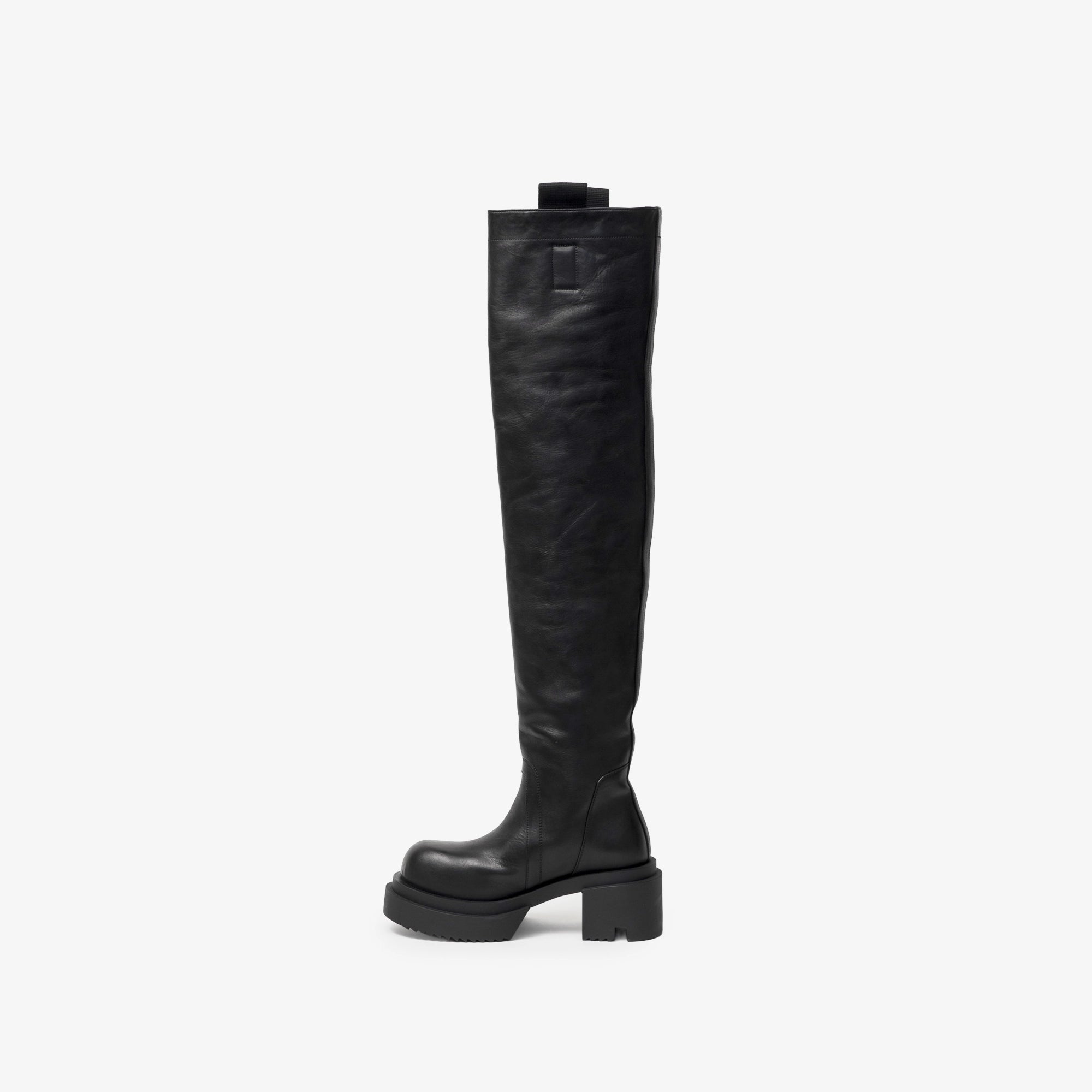 Rick Owens Womens Wader Bogun Boots Black - 3