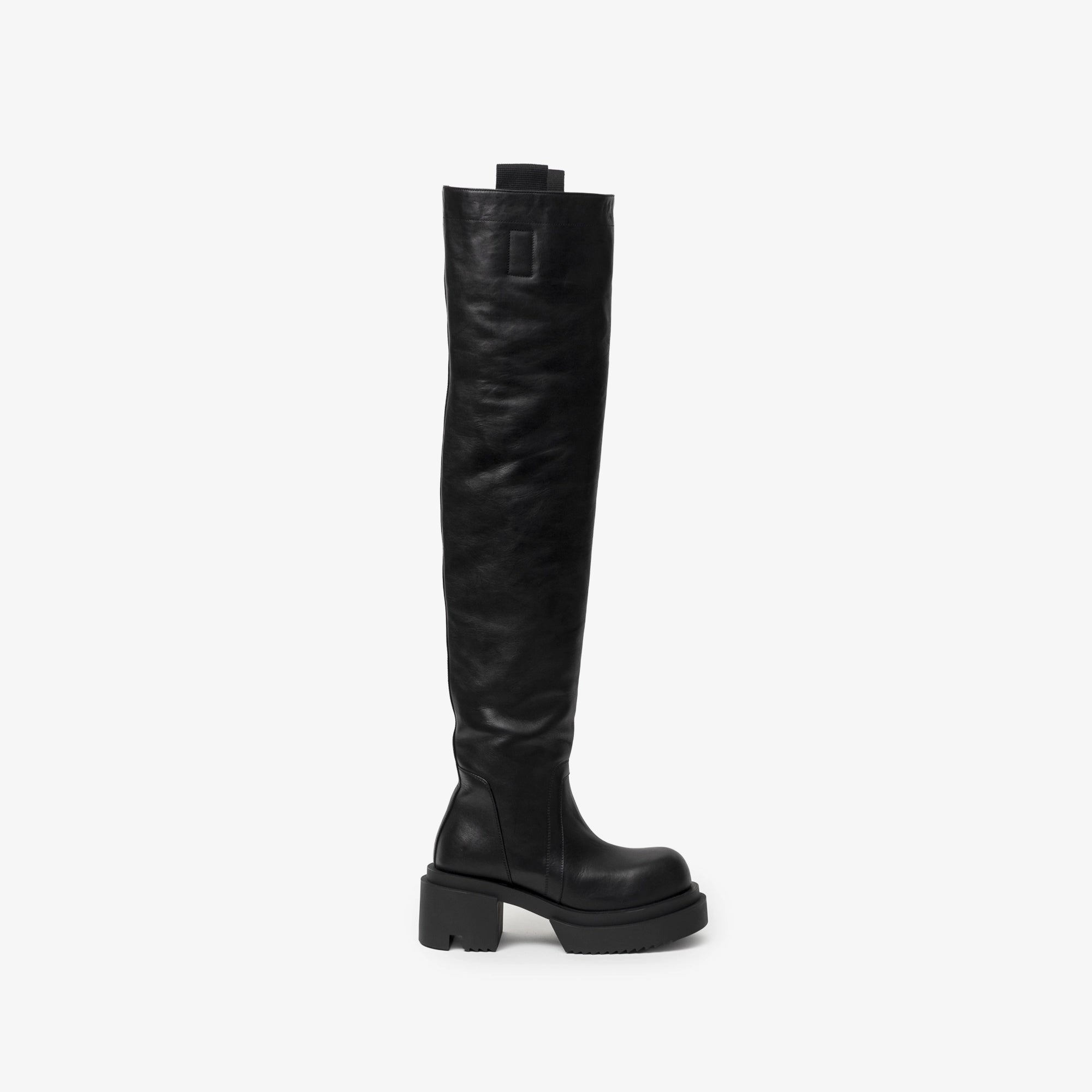 Rick Owens Womens Wader Bogun Boots Black - 4