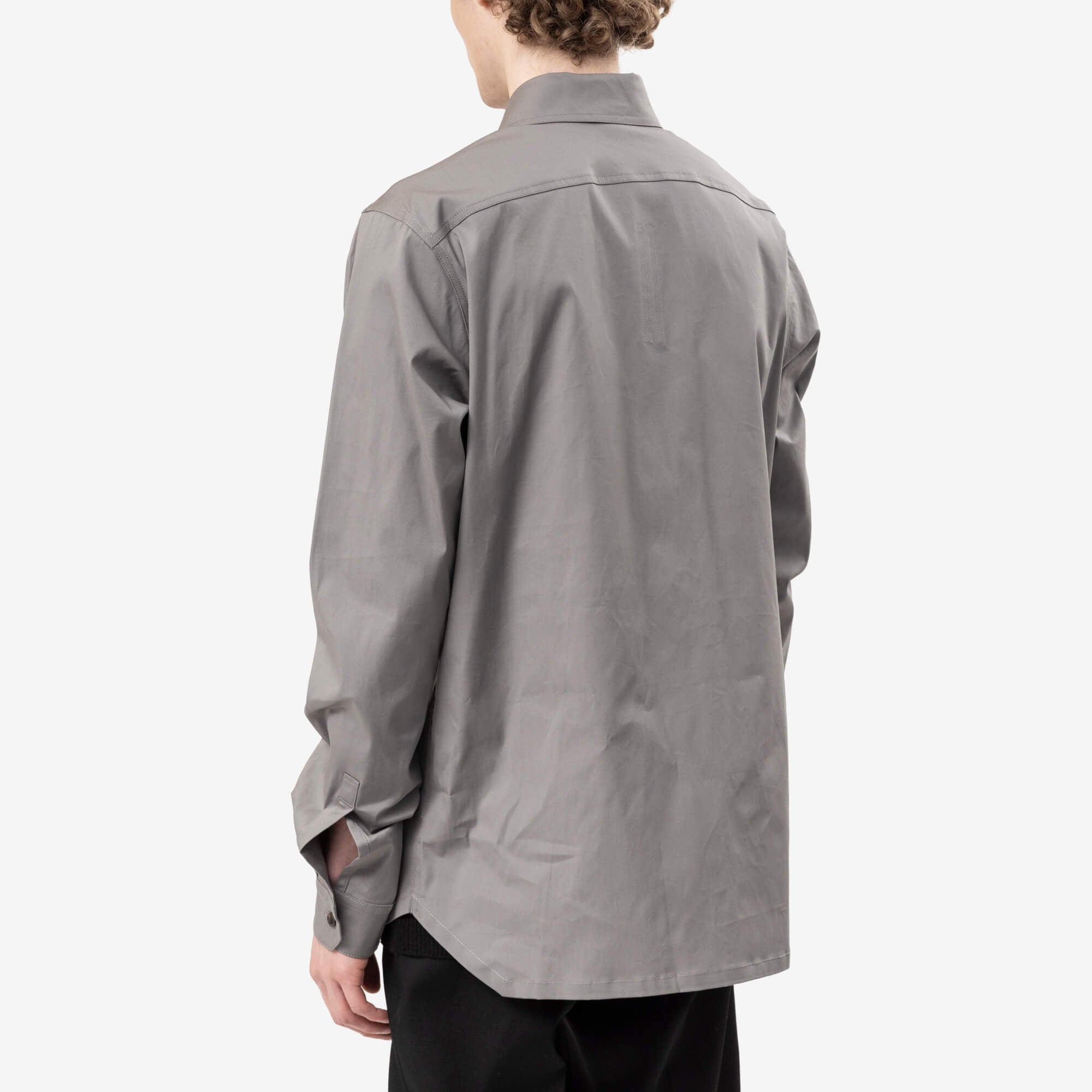 Rick Owens Work Shirt Steel-4