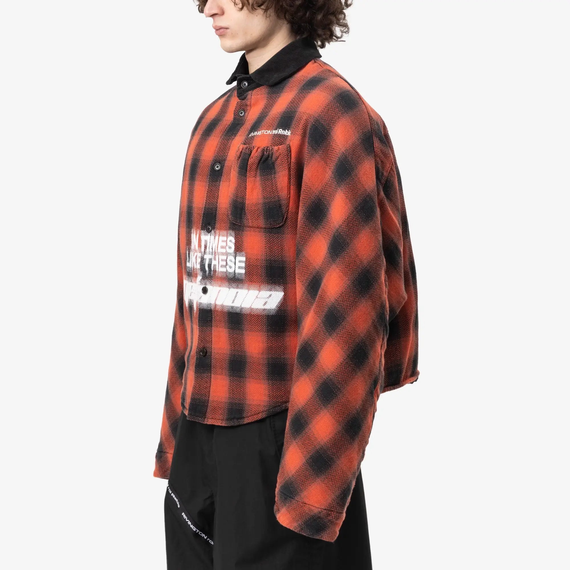 RRR123 In Times Like These Abraxas Shirt Red Plaid - 3