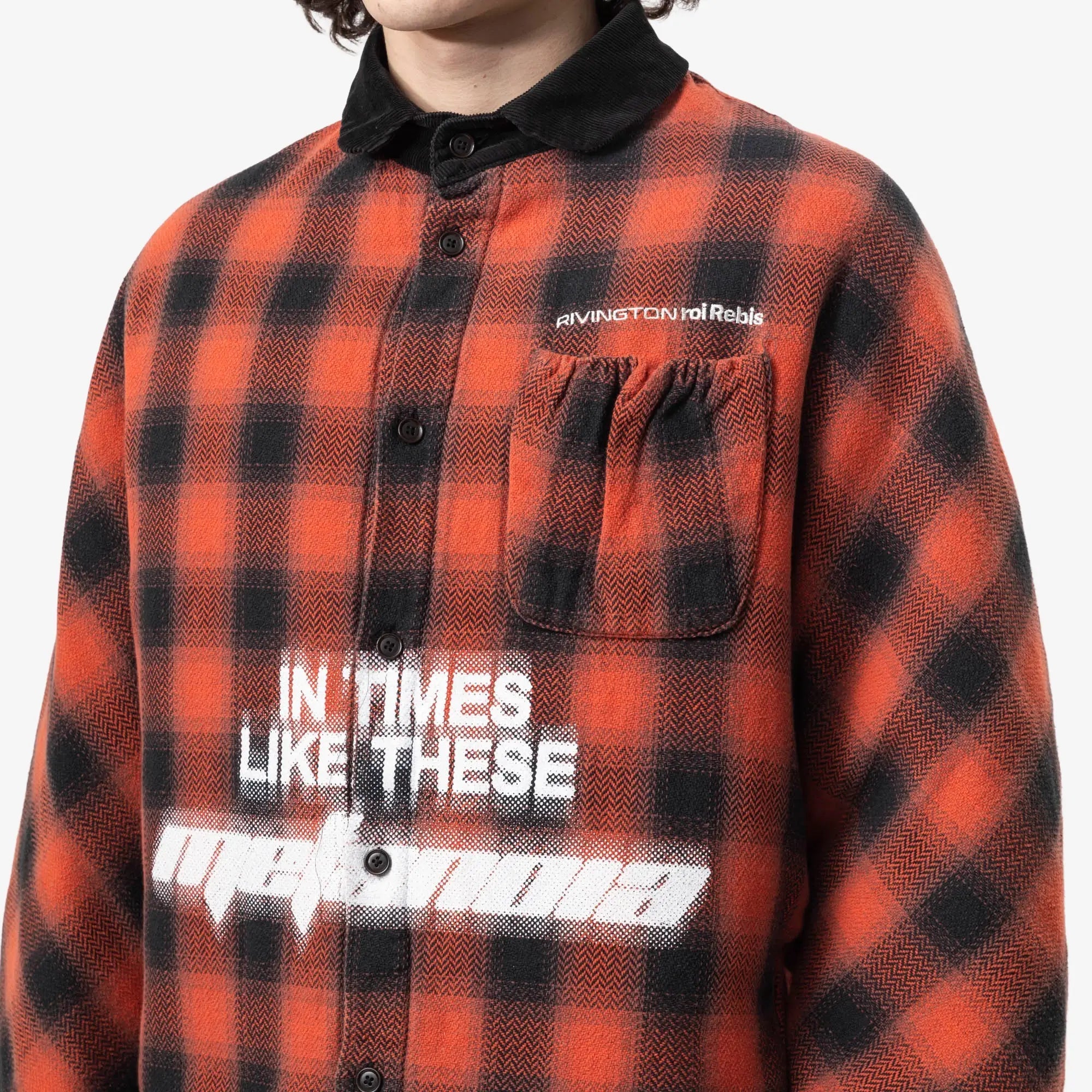 RRR123 In Times Like These Abraxas Shirt Red Plaid - 5