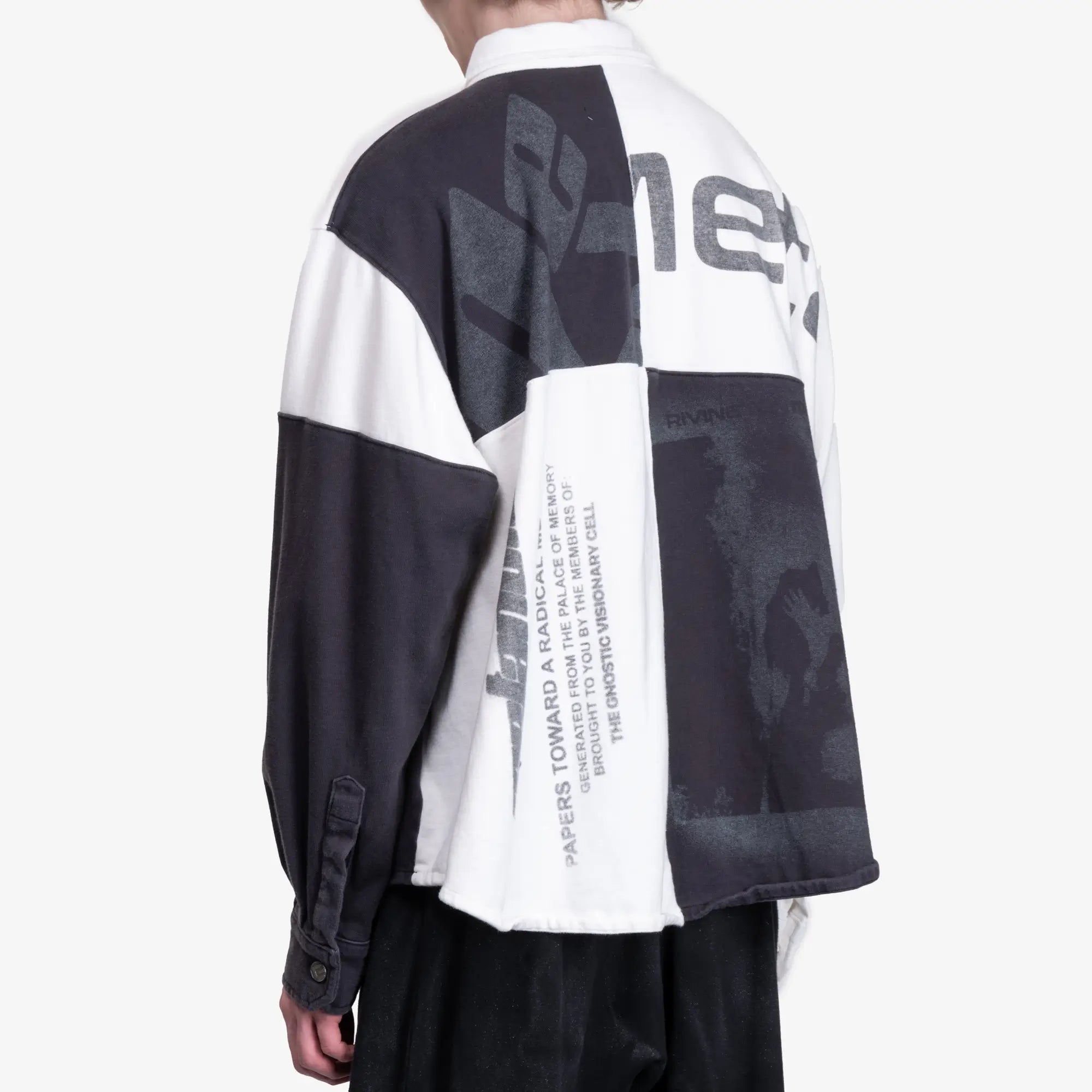 RRR123 Meta Rugby Shirt Black - 4