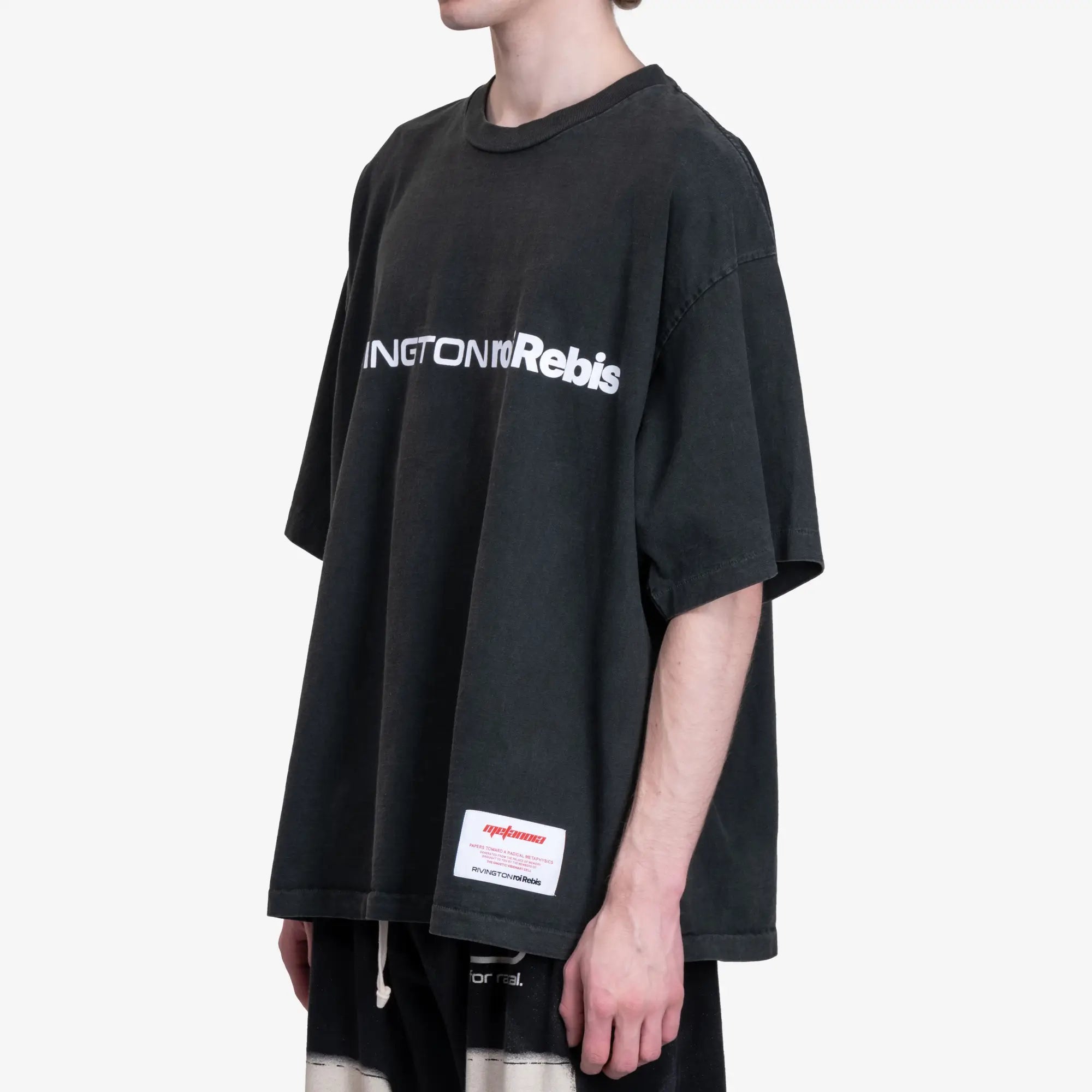 RRR123 Metanoia USO CVA T-Shirt Jet Black - 3