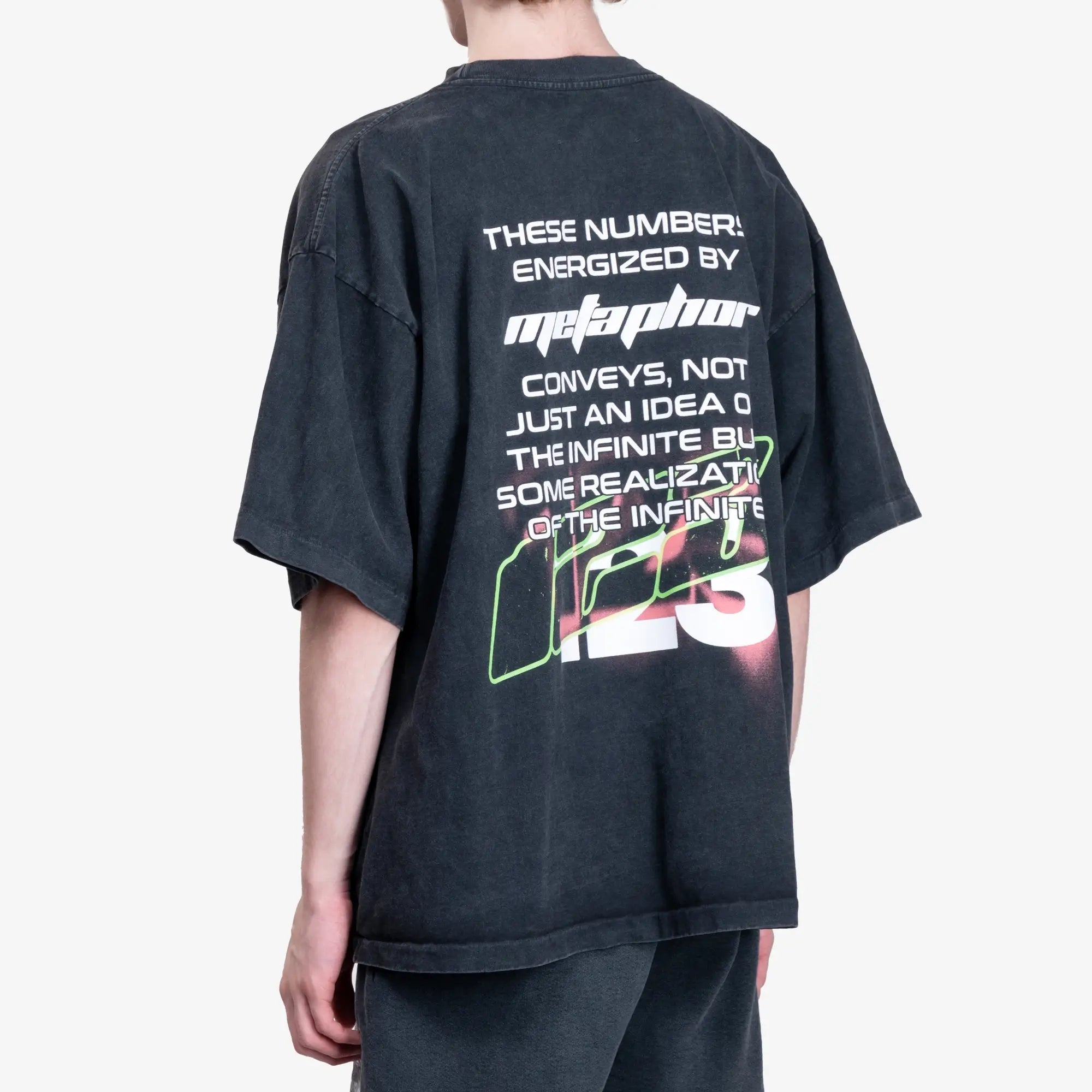 RRR123 Metaphor CVA T-Shirt Vintage Black - 4