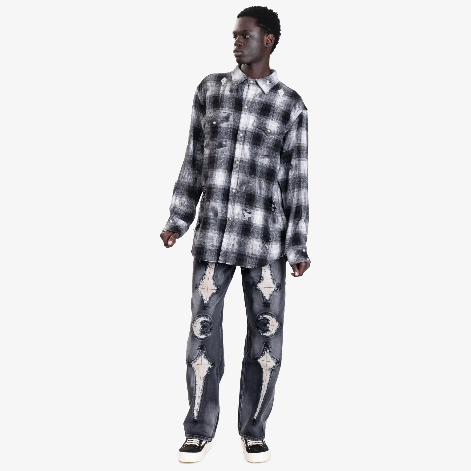 Thug Club Angels Damaged Shirt Black - 2