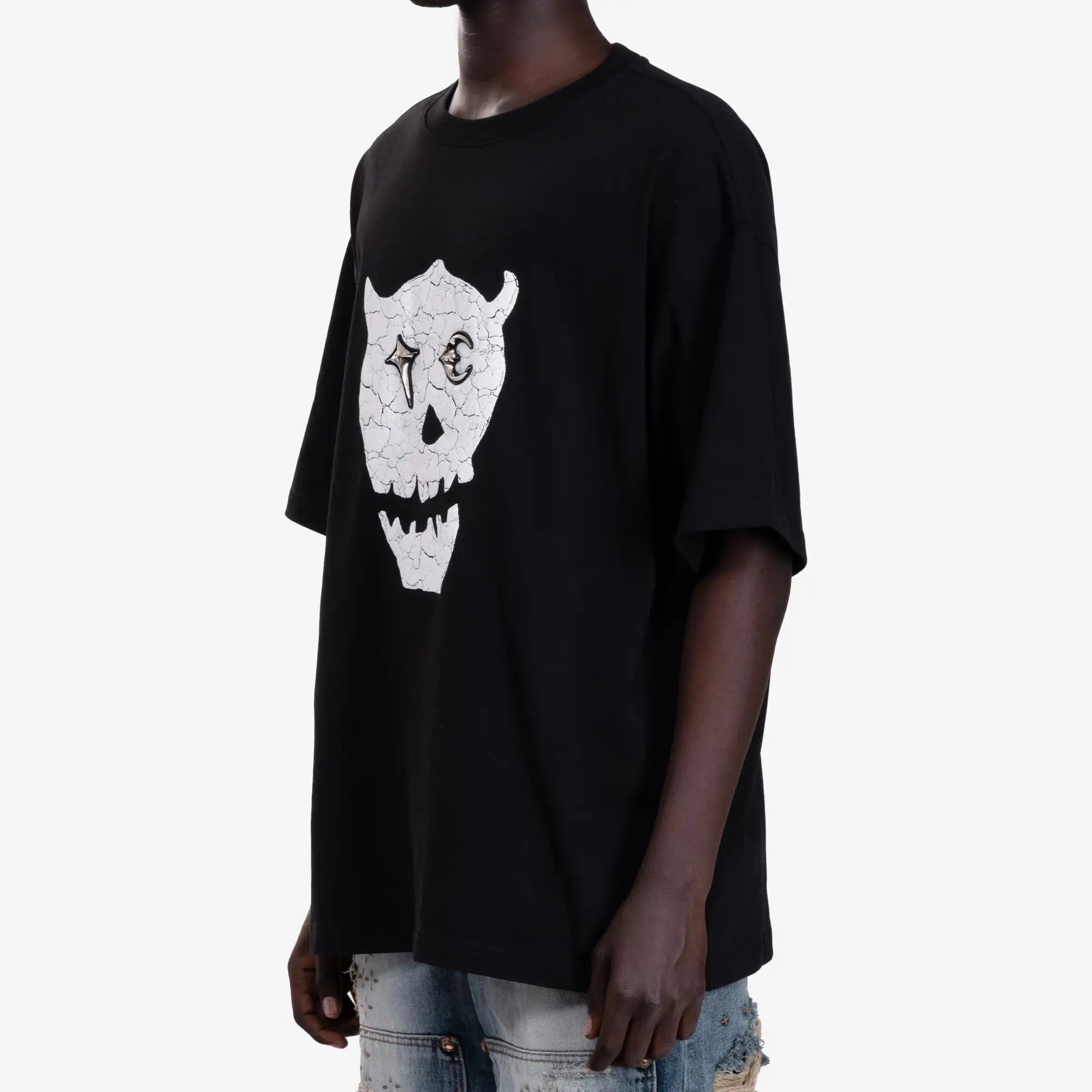 Thug Club TC Skull T-Shirt Black - 3