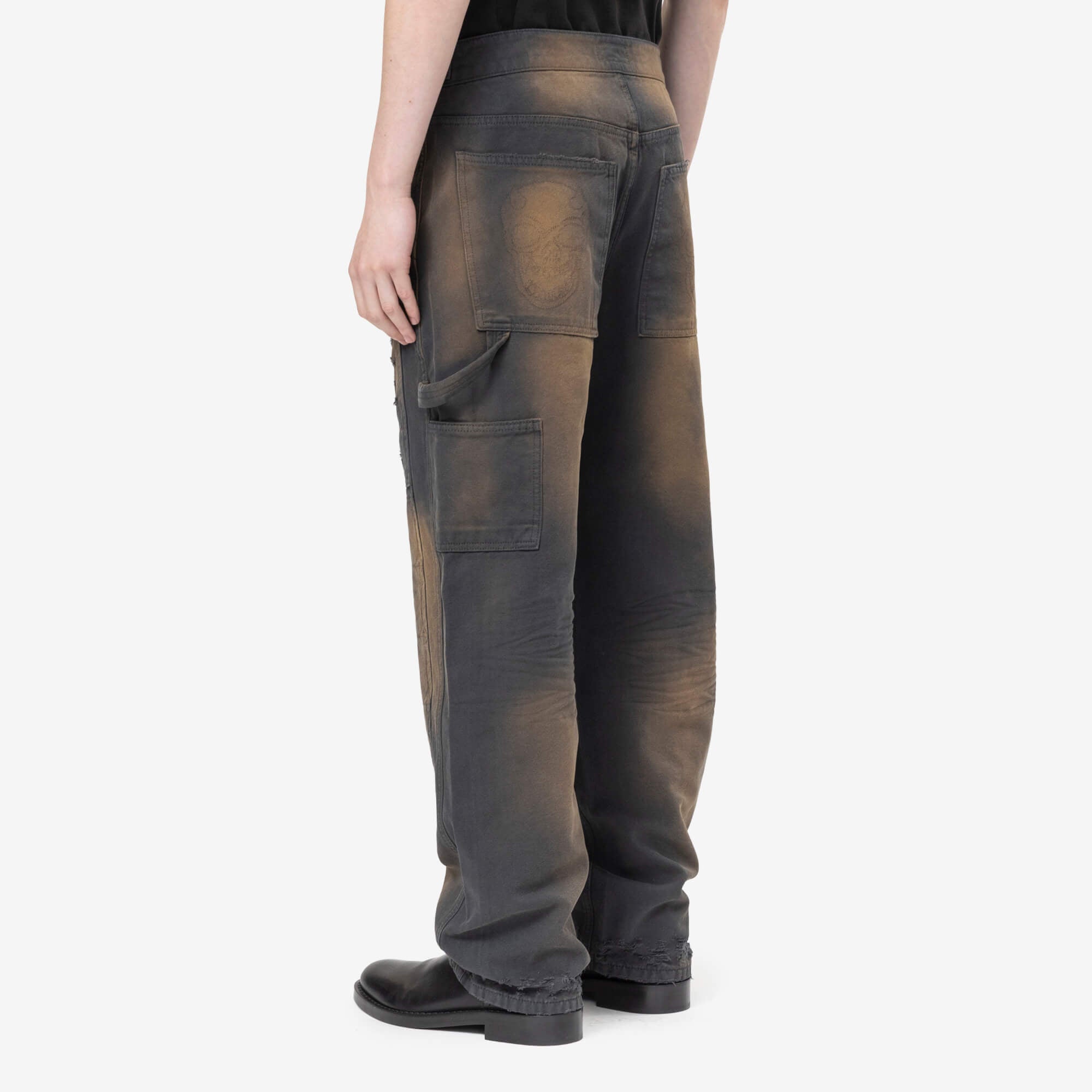 Thug Club TC Two Tone Washed Pants Rust Black - 4