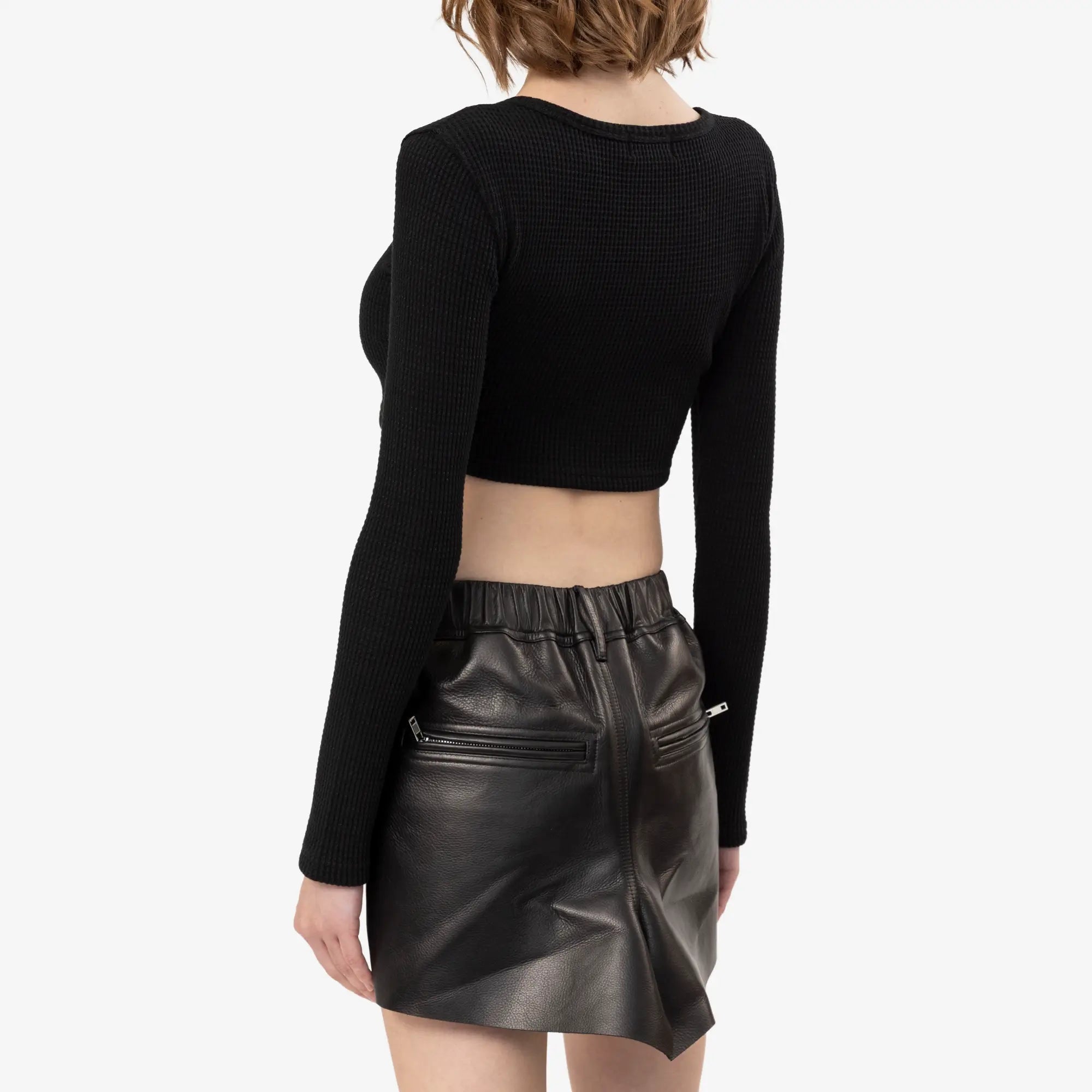 Thug Club Womens TC Cardigan Black - 4