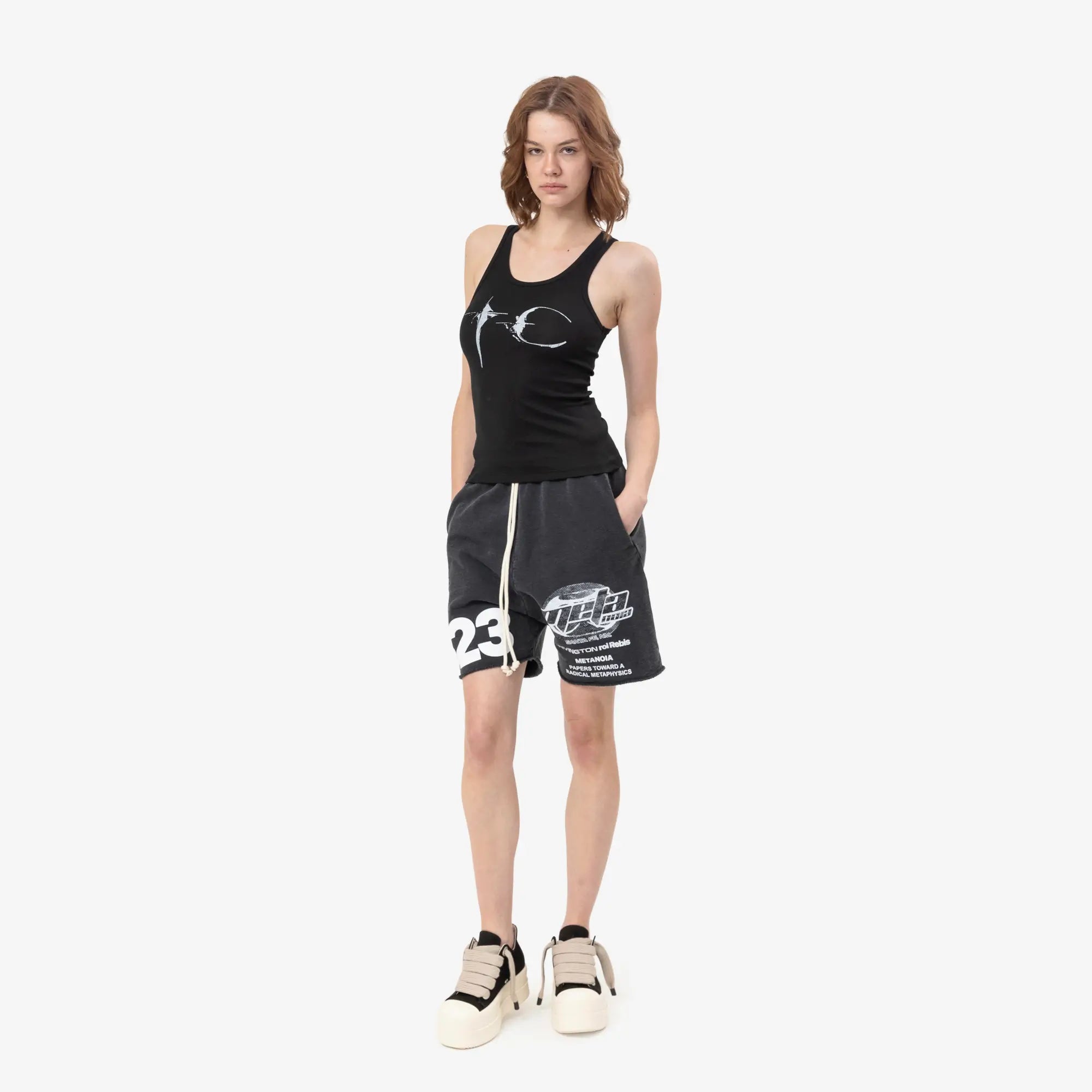 Thug Club Womens TC Not Easy Tank Top Black - 2